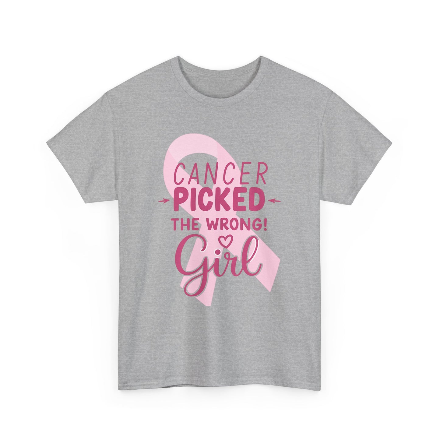 Cancer: The Wrong Picked Girl - Pink Ribbon Tee