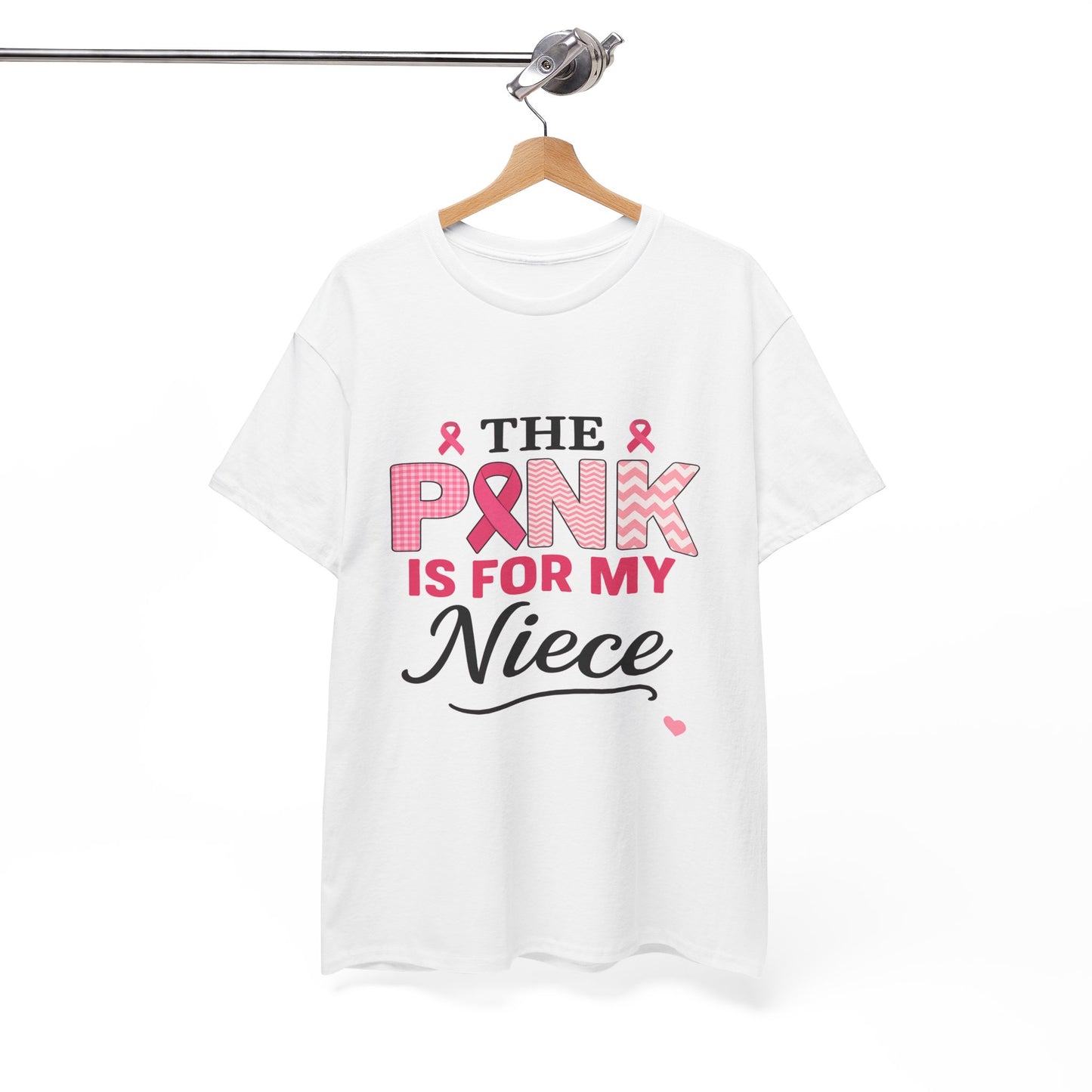 Pink Ribbon Niece Tee - Breast Cancer Awareness