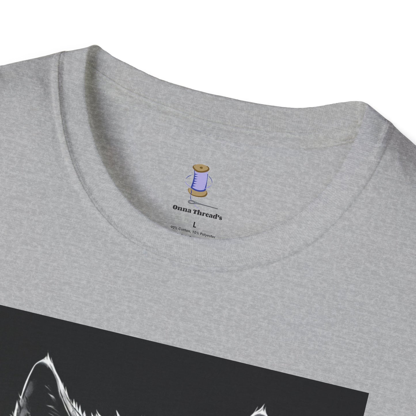 Wolf Graphic Unisex Softstyle T-Shirt, Animal Lover Apparel, Nature Tee, Unique Gift for Outdoorsy Friends, Casual Wear, Birthday Gift