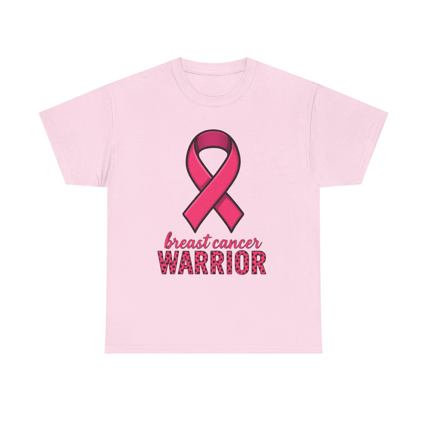 Breast Cancer Warrior Pink Ribbon Tee
