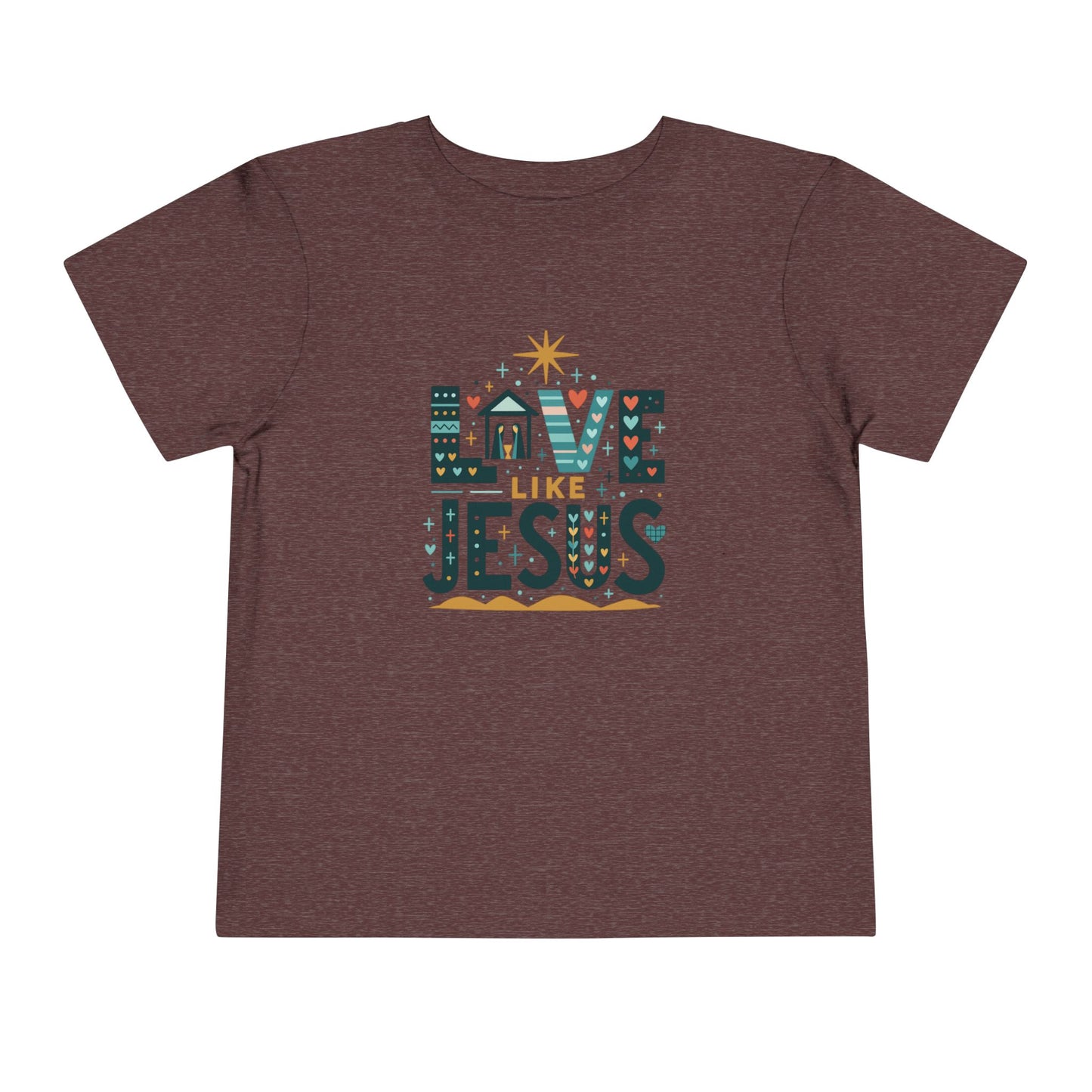 Love Like Jesus Christmas Tee - Toddler Holiday Shirt