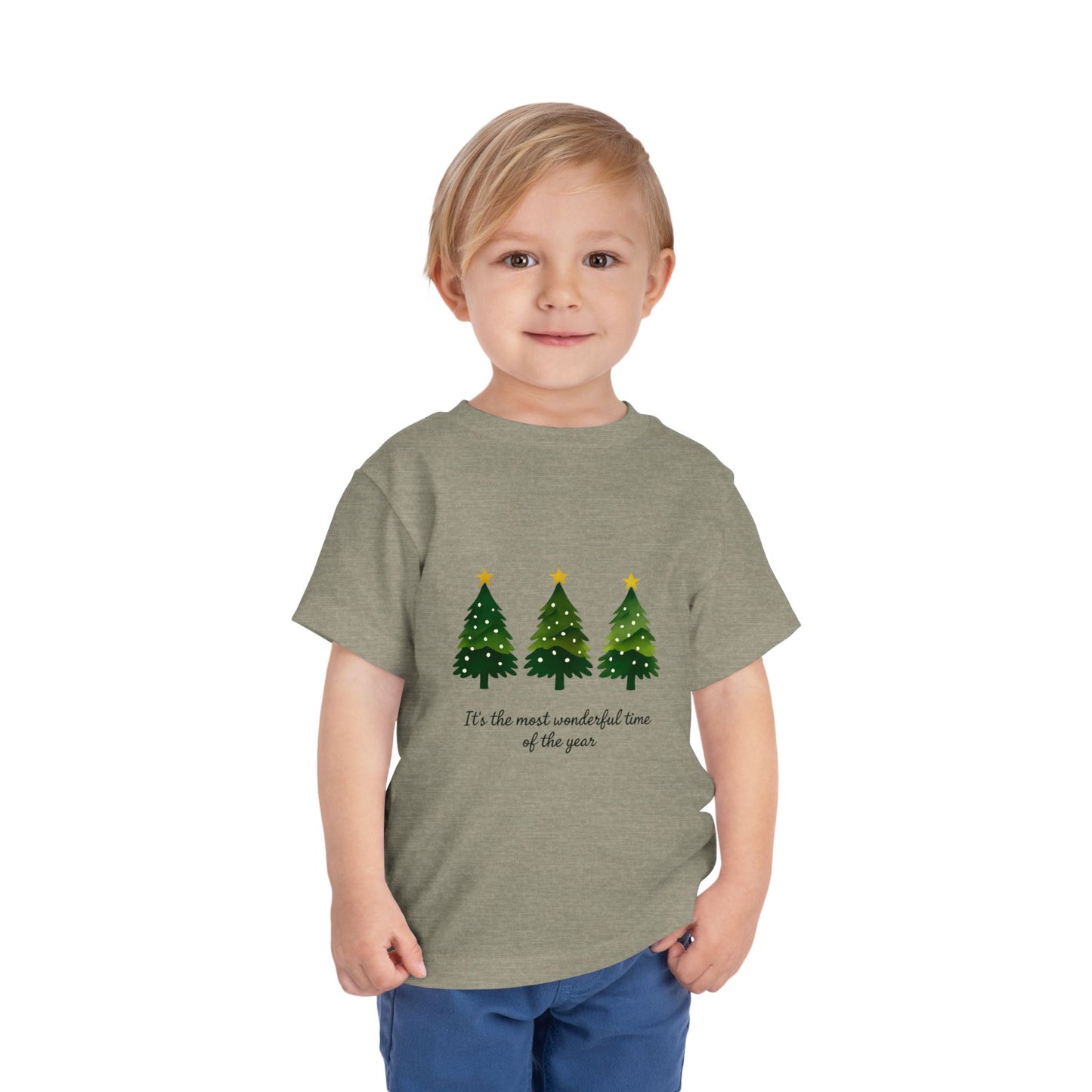 Watercolor Christmas Trees Toddler Tee