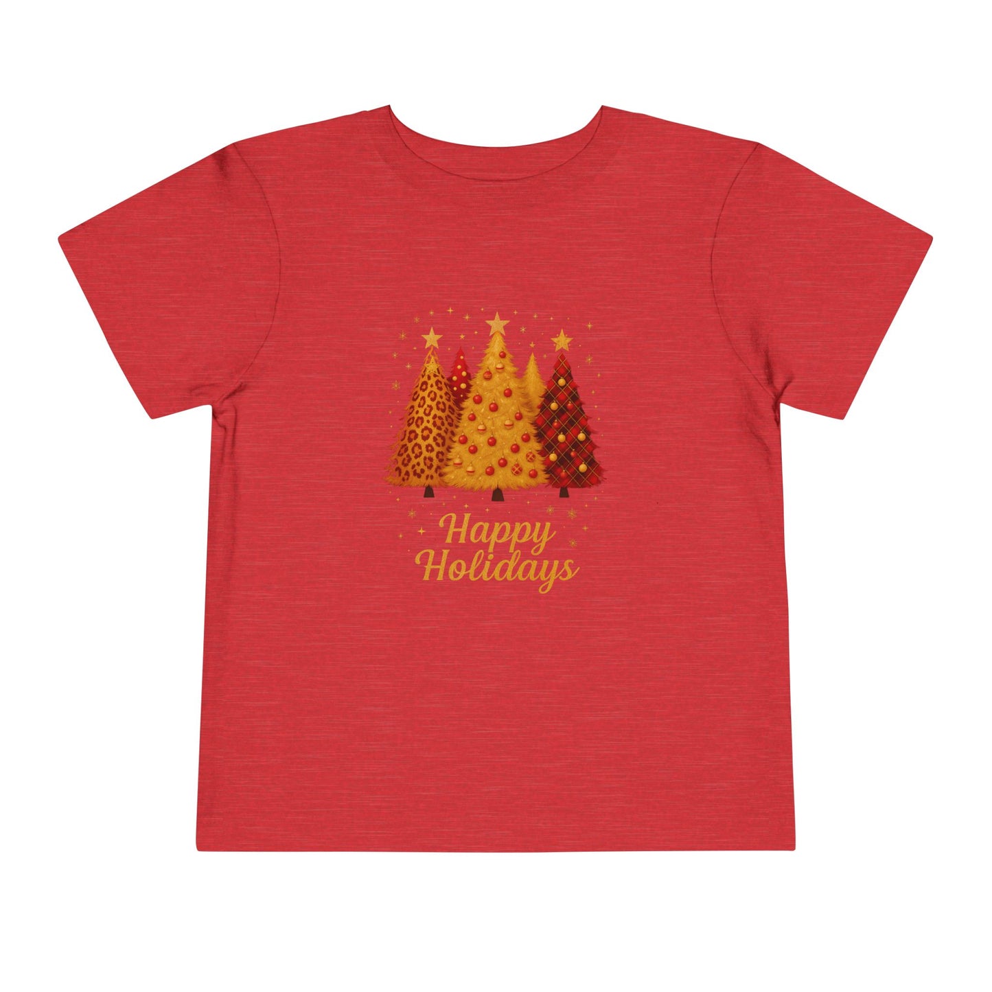 Happy Holidays Christmas Tree Toddler Tee
