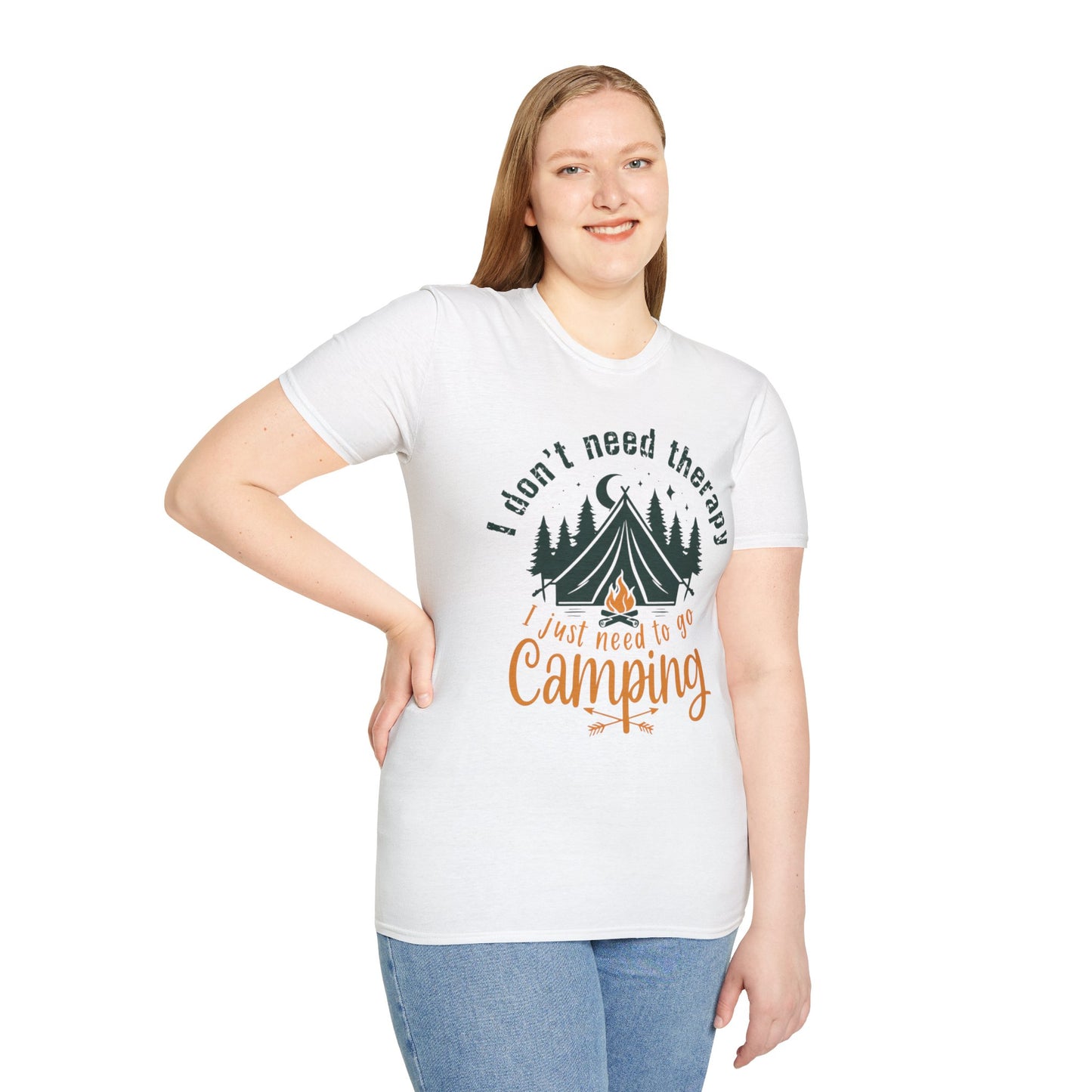 Camping Therapy Unisex T-Shirt | Outdoor Enthusiast Gift | Nature Lover Tee | Adventure Shirt | Camping Apparel