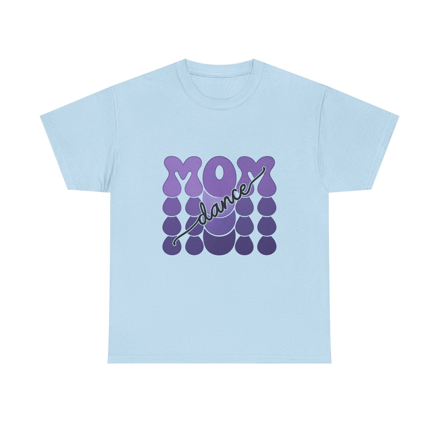 MOM Dance – Purple Letter Stage Spirit Tee