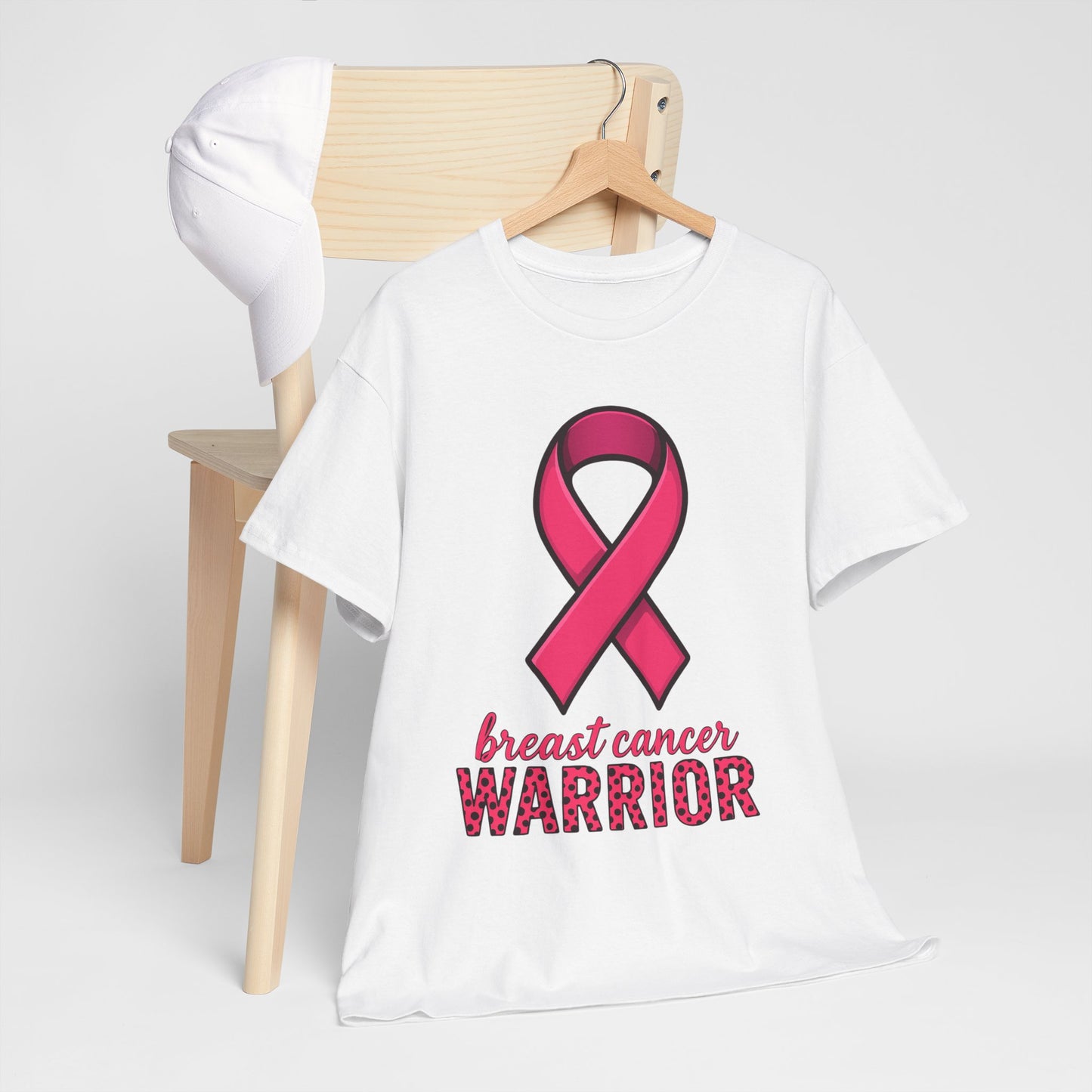 Breast Cancer Warrior Pink Ribbon Tee