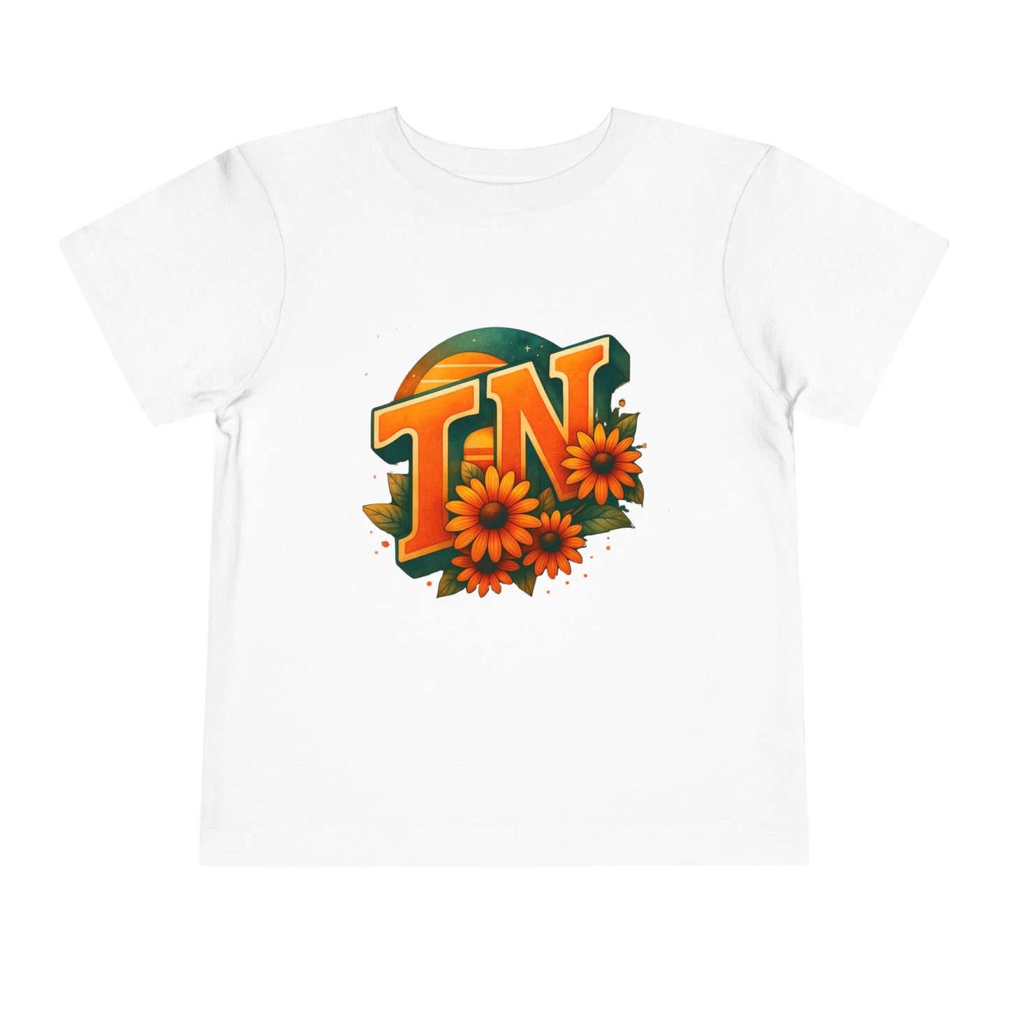 Toddler Tee Sunflower Sunset Design