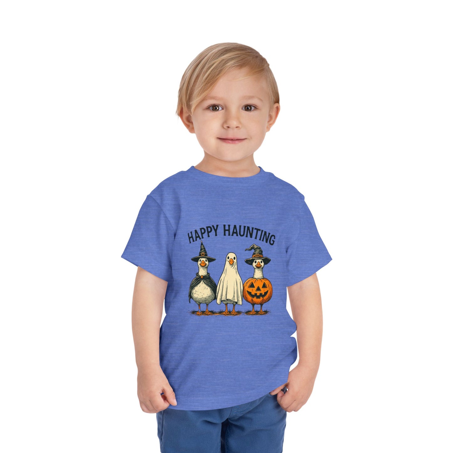 Happy Haunting Goose Halloween Tee