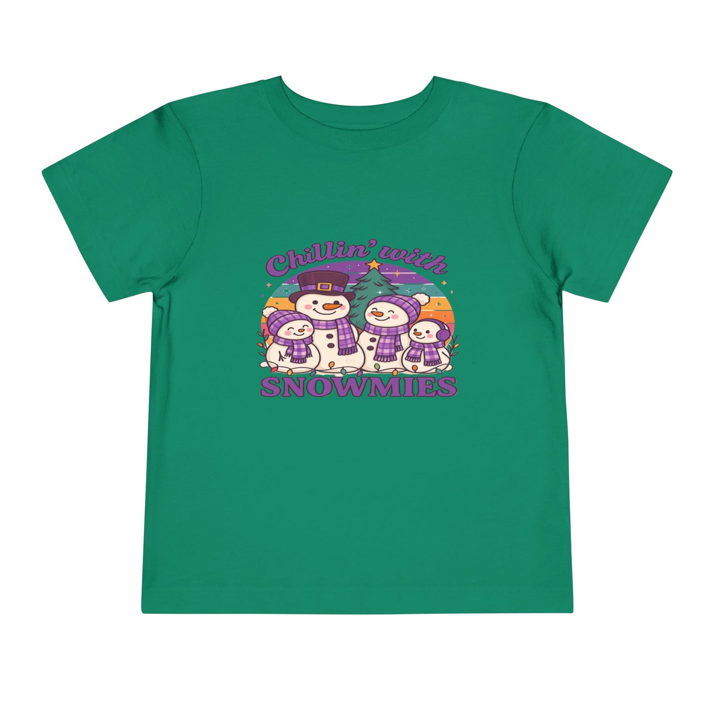 Chillin' with Snowmies Toddler Christmas Tee