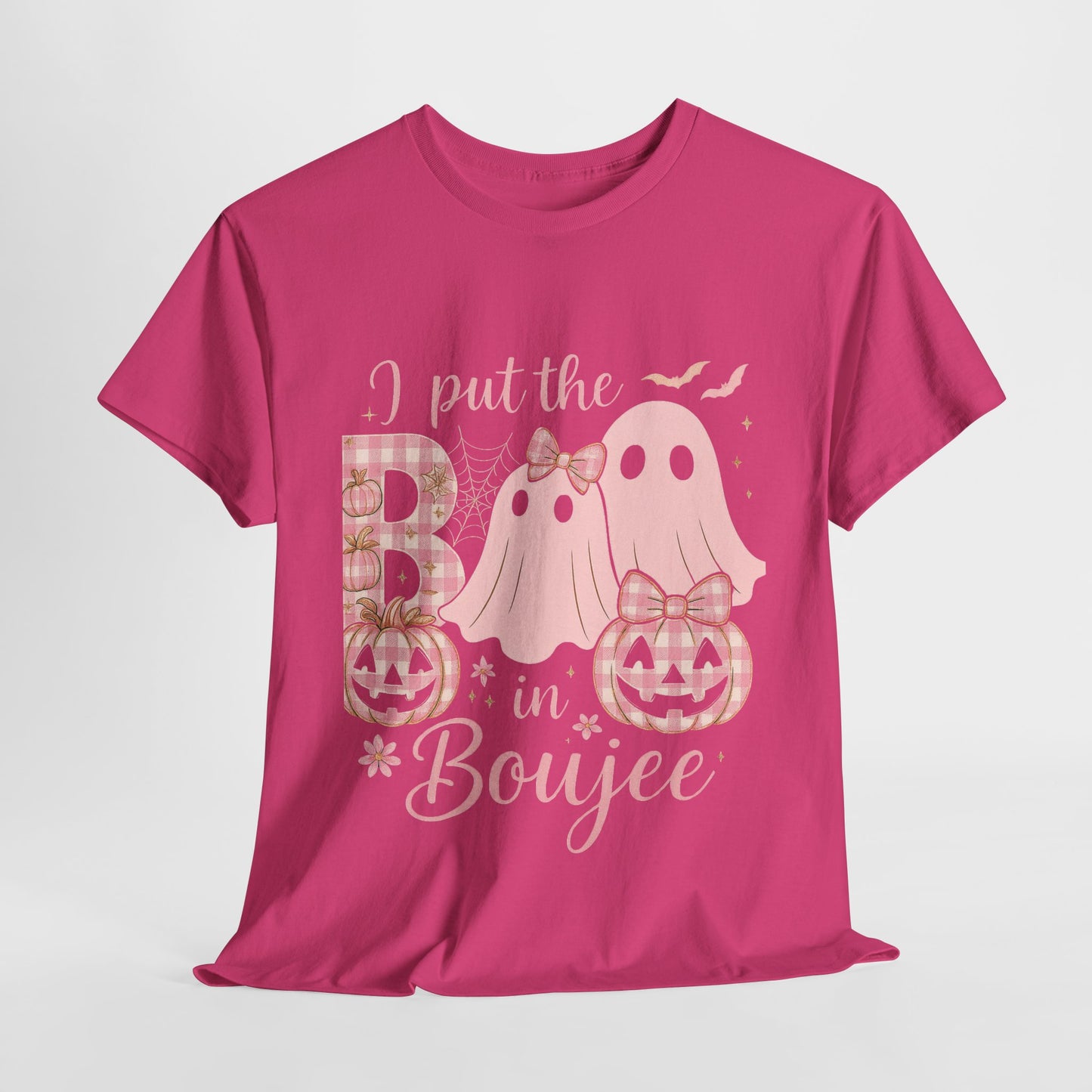 I Put The B In Boujee Pink Halloween Tee