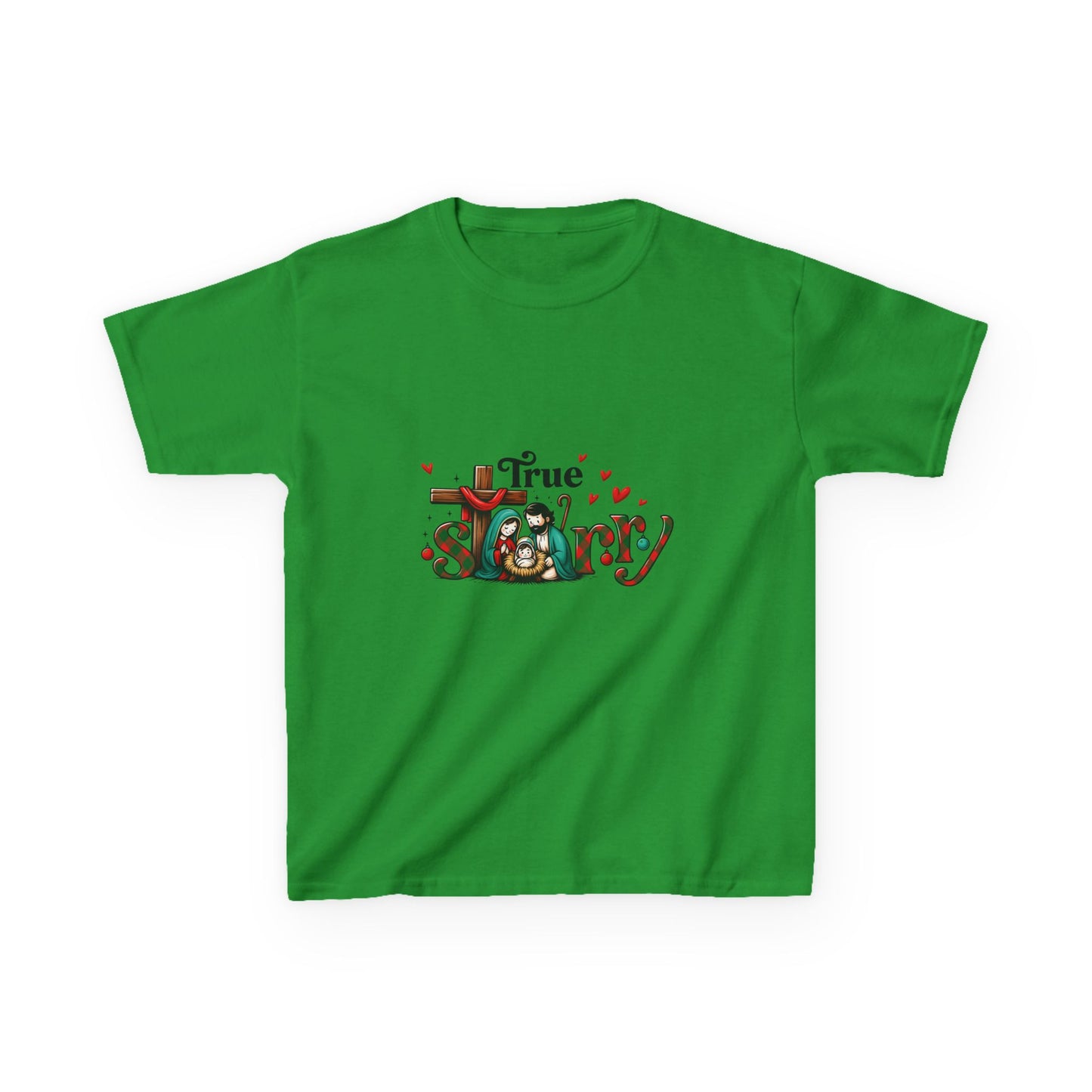 True Story Nativity Christmas Tee - Dinosaur Fun!