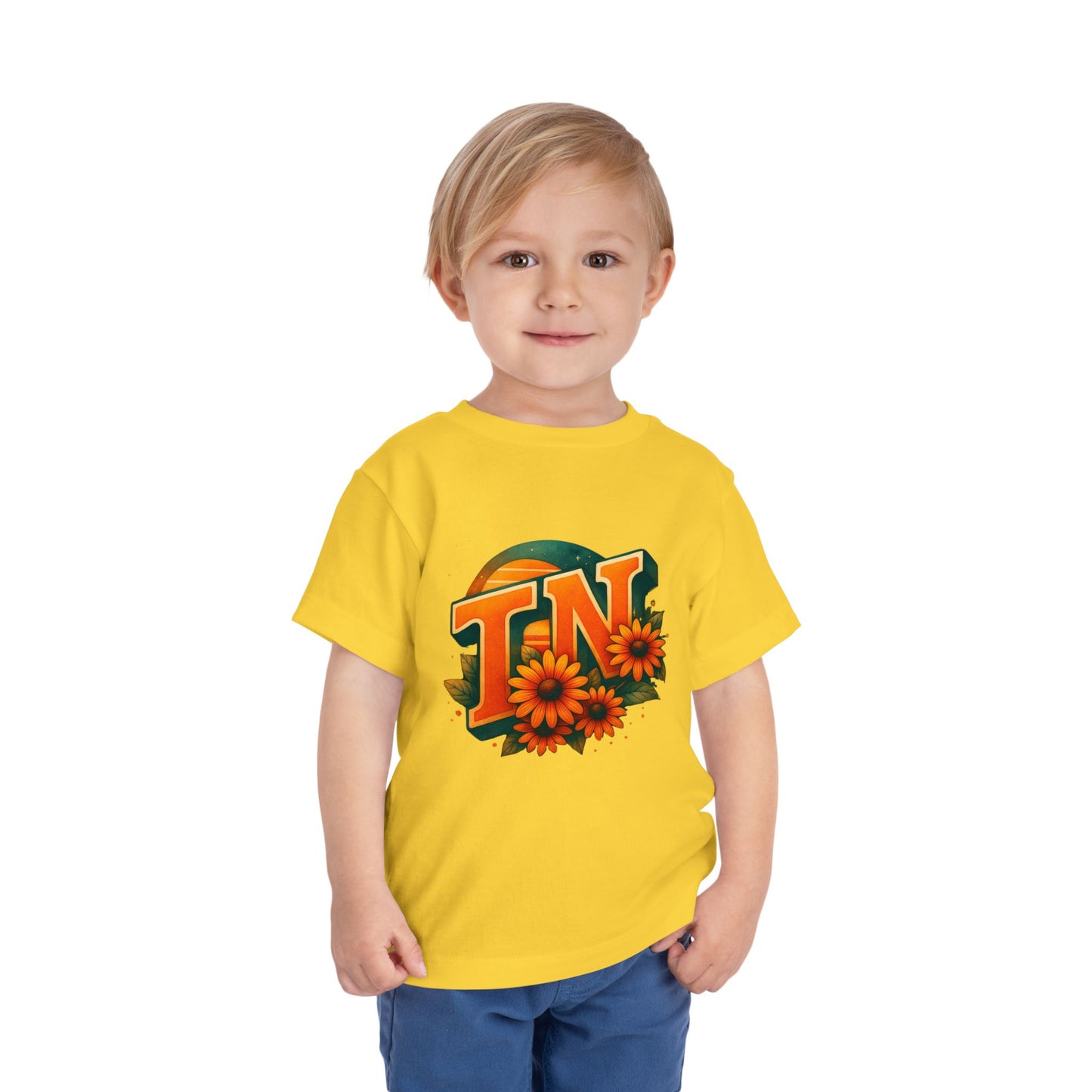 Toddler Tee Sunflower Sunset Design