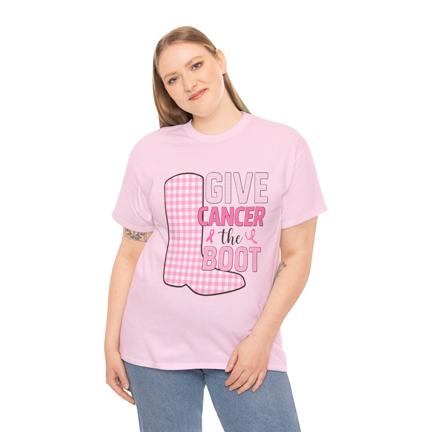 Give Cancer the Boot - Breast Cancer Awareness Tee