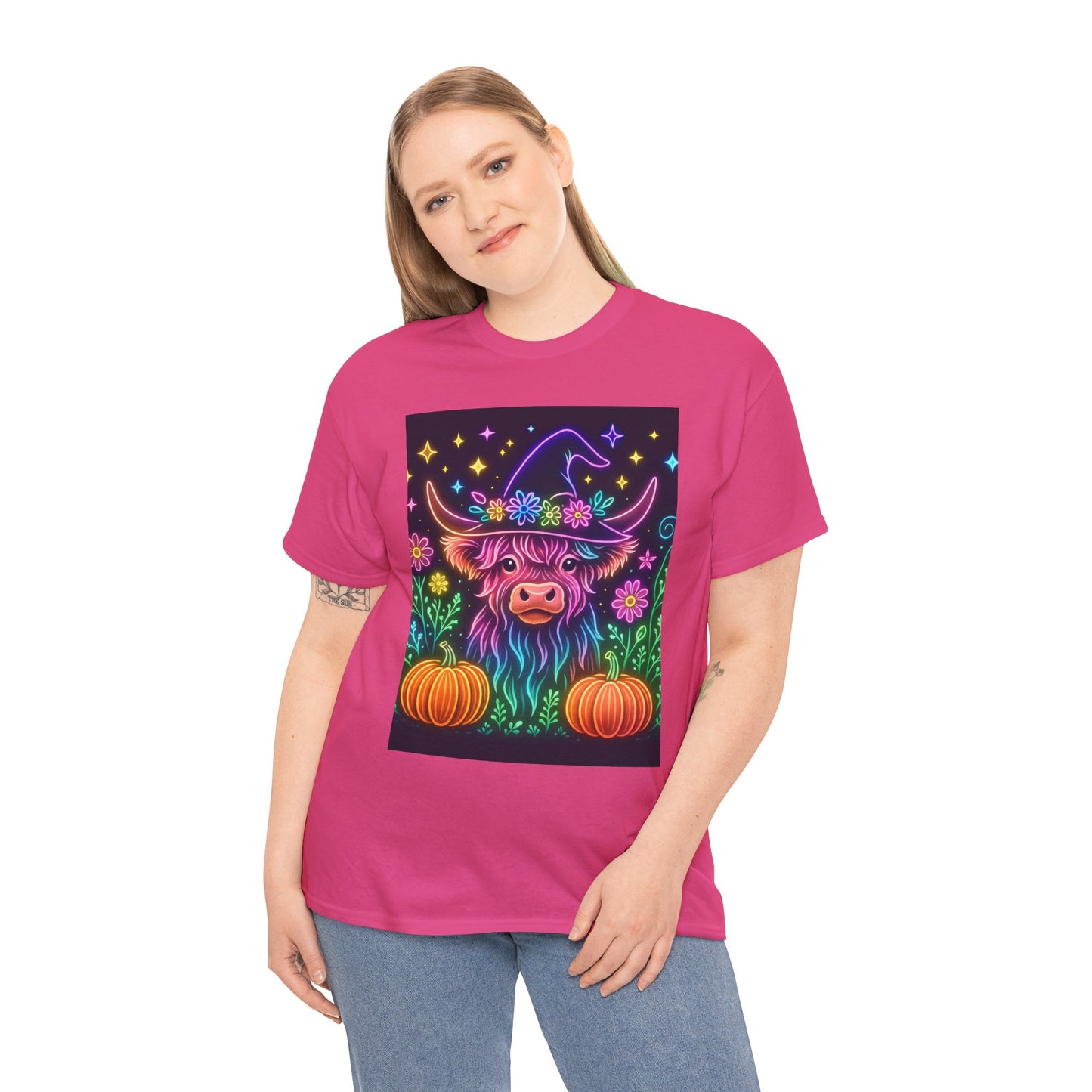 Neon Halloween Highland Tee