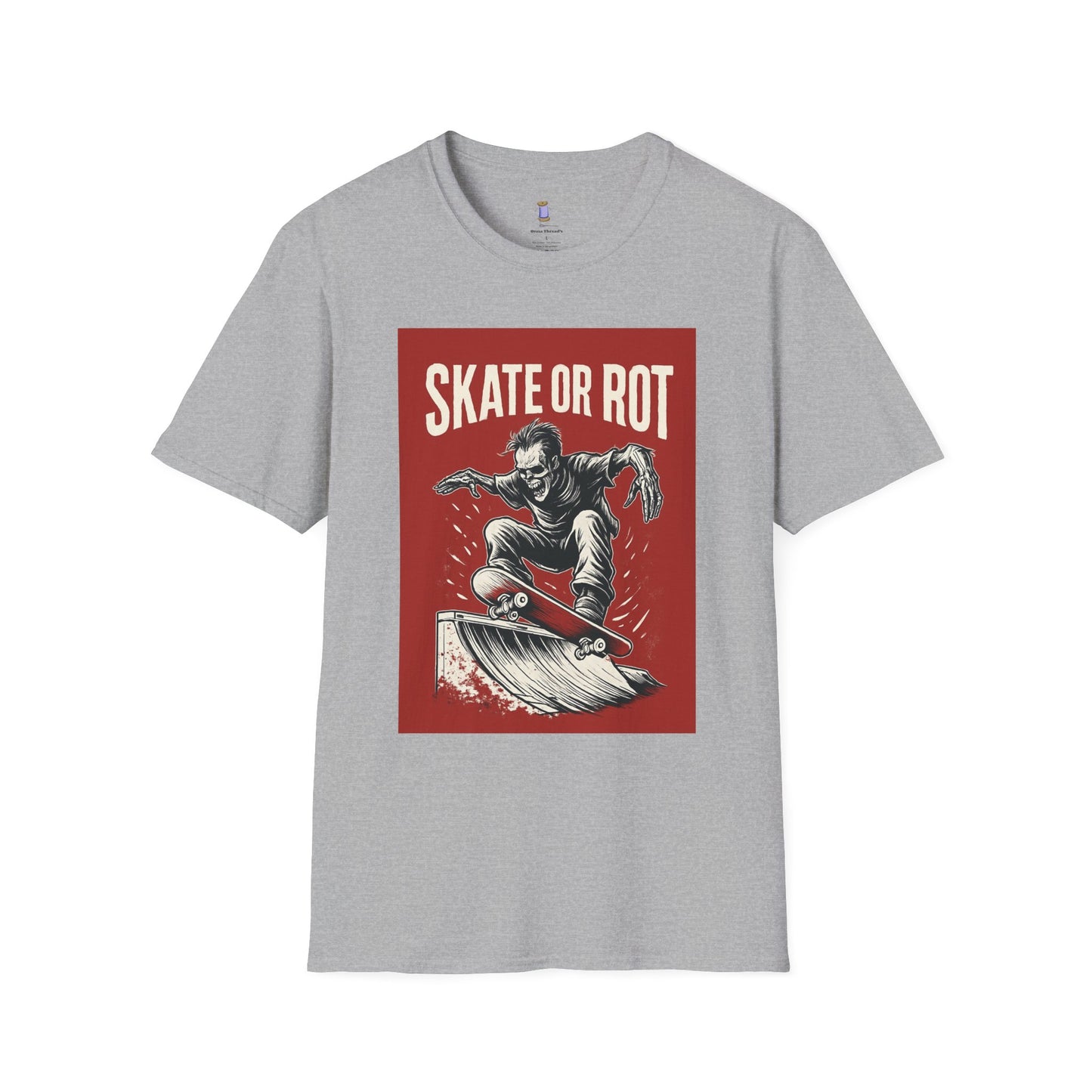 Skate or Rot Unisex T-Shirt, Cool Skateboarding Tee, Streetwear Graphic Shirt, Gift for Skaters, Casual Daily Wear