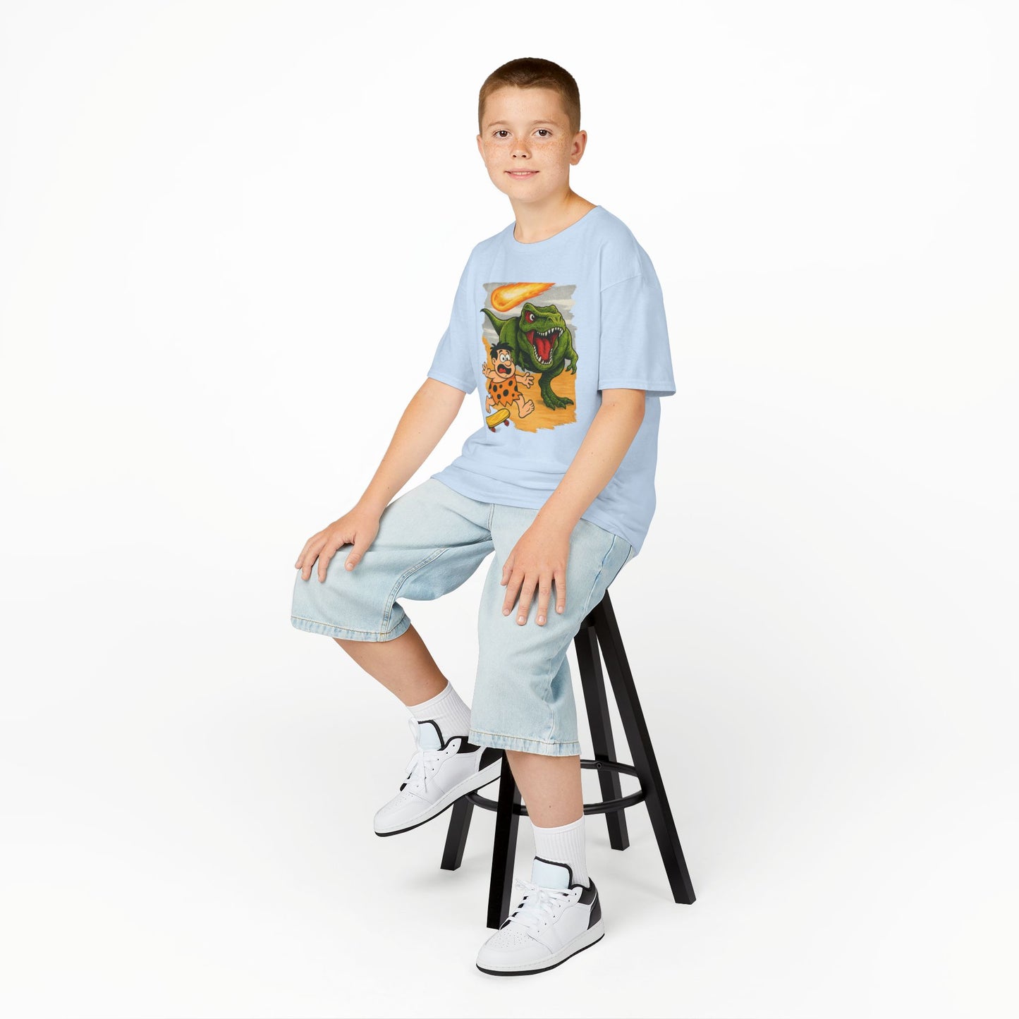 Dino Adventure Kids Tee - Fun Dinosaur Graphic Shirt, Boys T-Shirt, Playful Kids Apparel, Birthday Gift, Summer Wear