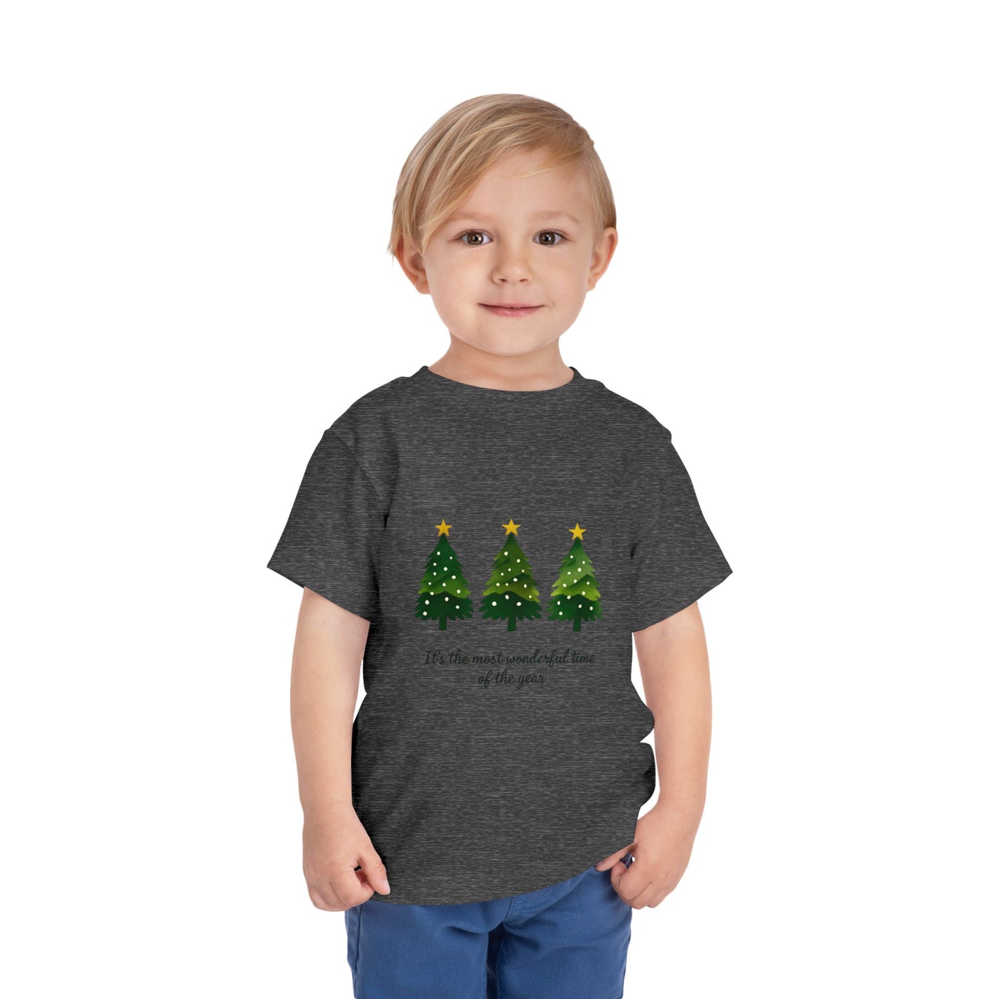 Watercolor Christmas Trees Toddler Tee