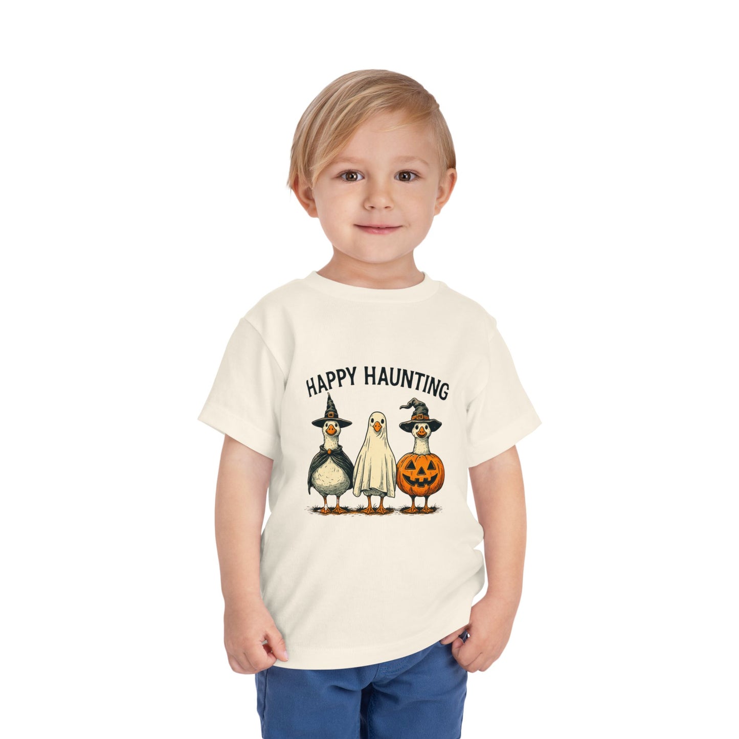 Happy Haunting Goose Halloween Tee