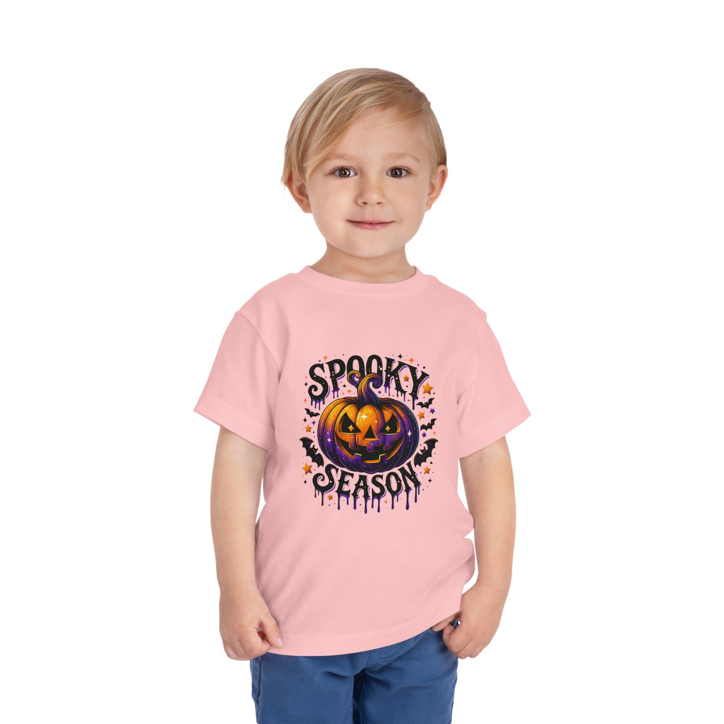 Spooky Season Jack-o'-Lantern Toddler Tee