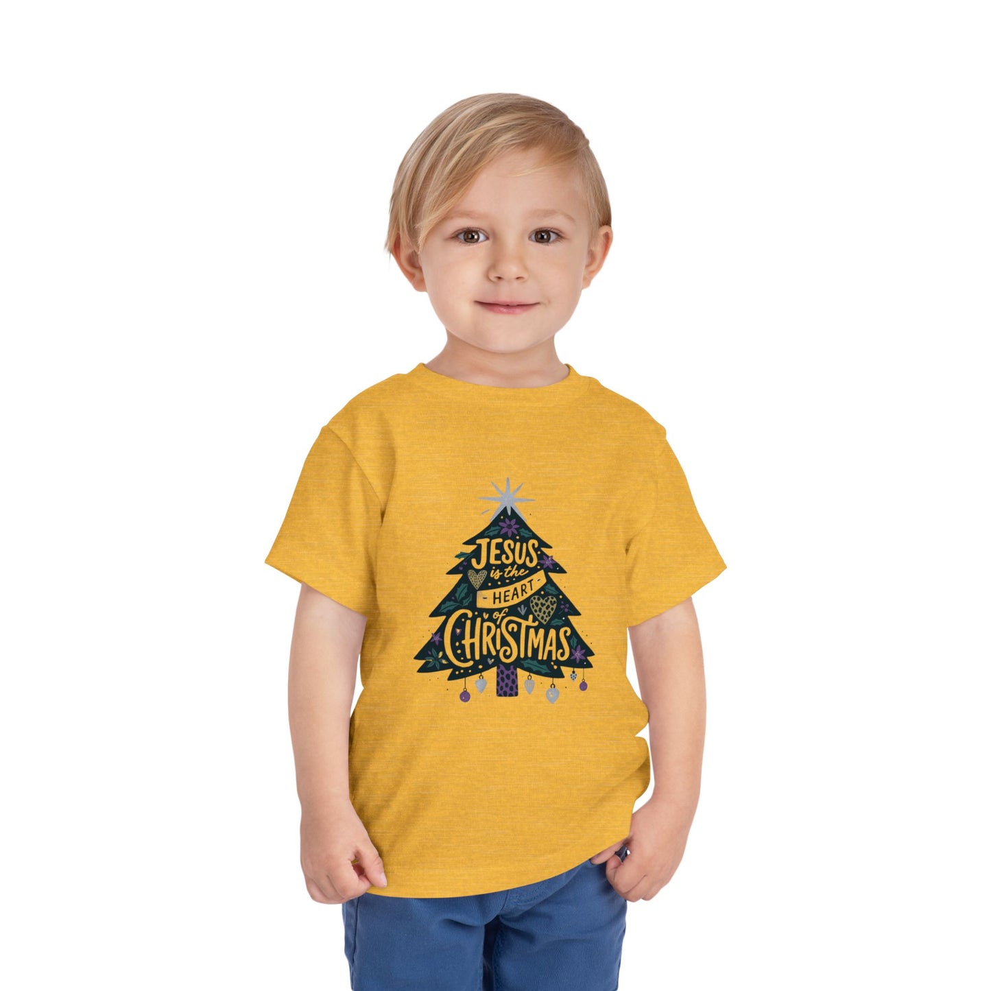 Jesus is the Heart of Christmas Toddler Tee