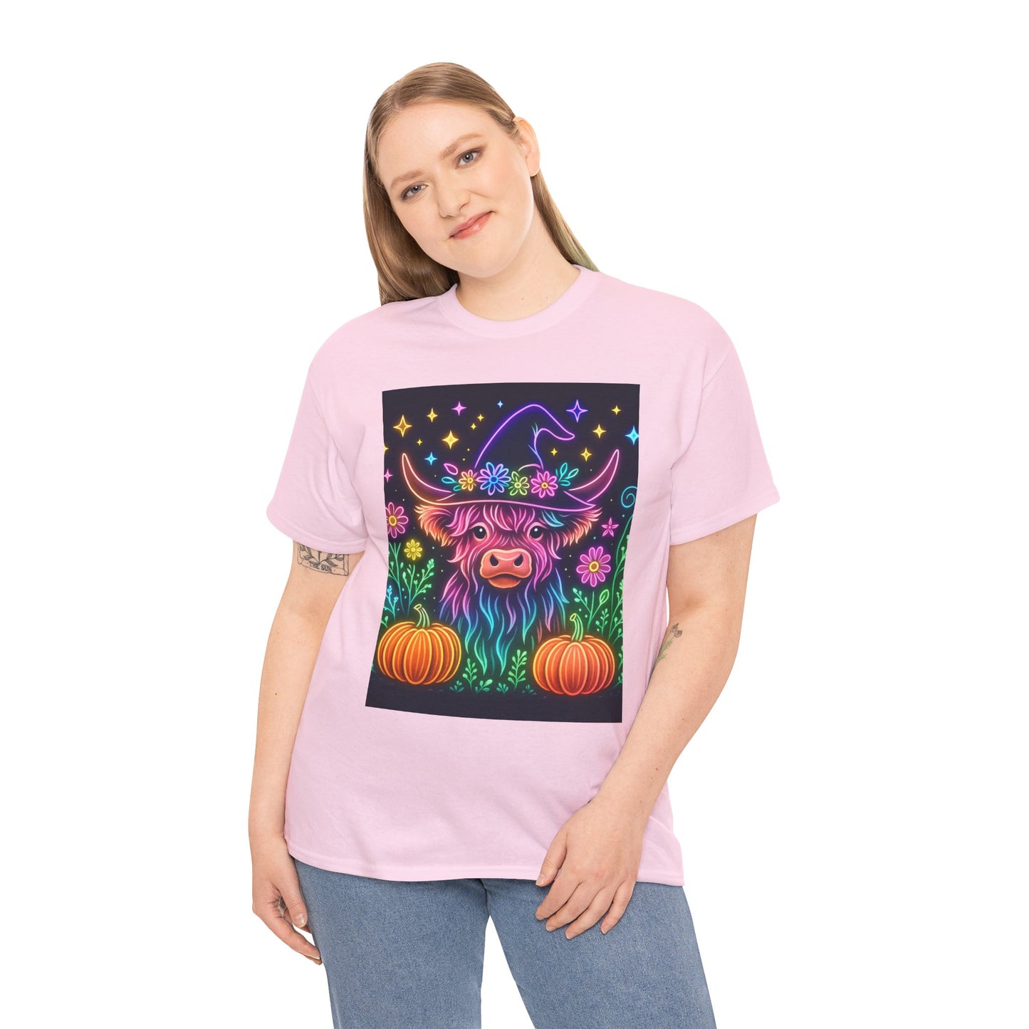 Neon Halloween Highland Tee