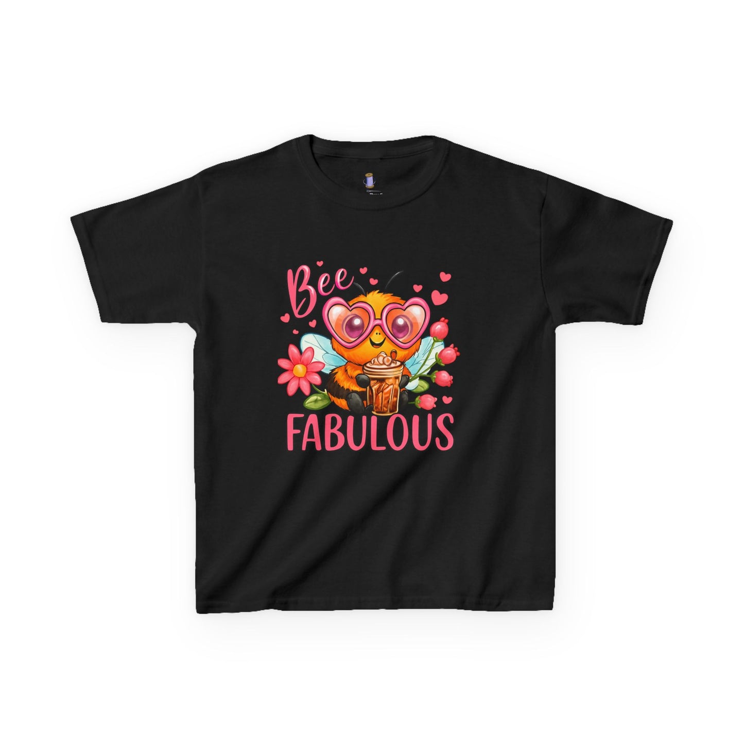 Bee Fabulous Kids Tee | Cute Kids T-Shirt, Birthday Gift, Summer Wear, Flower Lover Tee, Kids Fashion