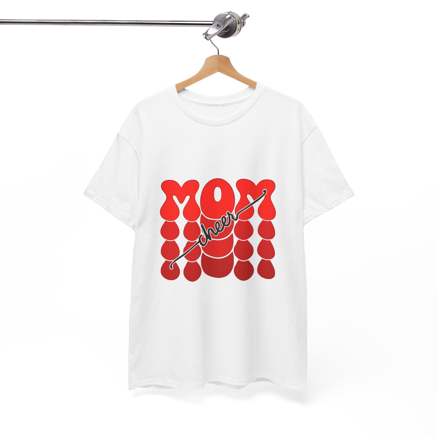 Retro Mom Cheer Tee – Bold Support & Spirit Shirt