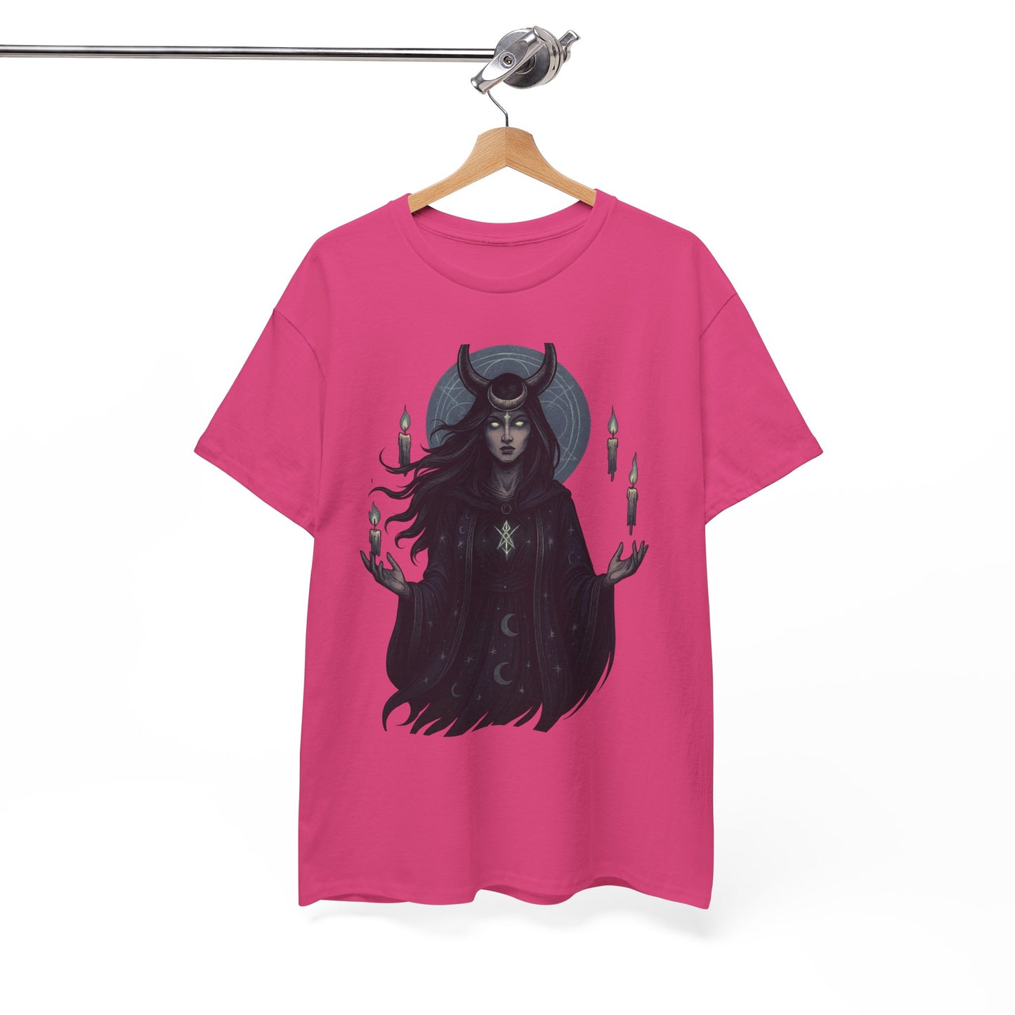 Moonlit Sorceress – Enchanted Candlelight Tee