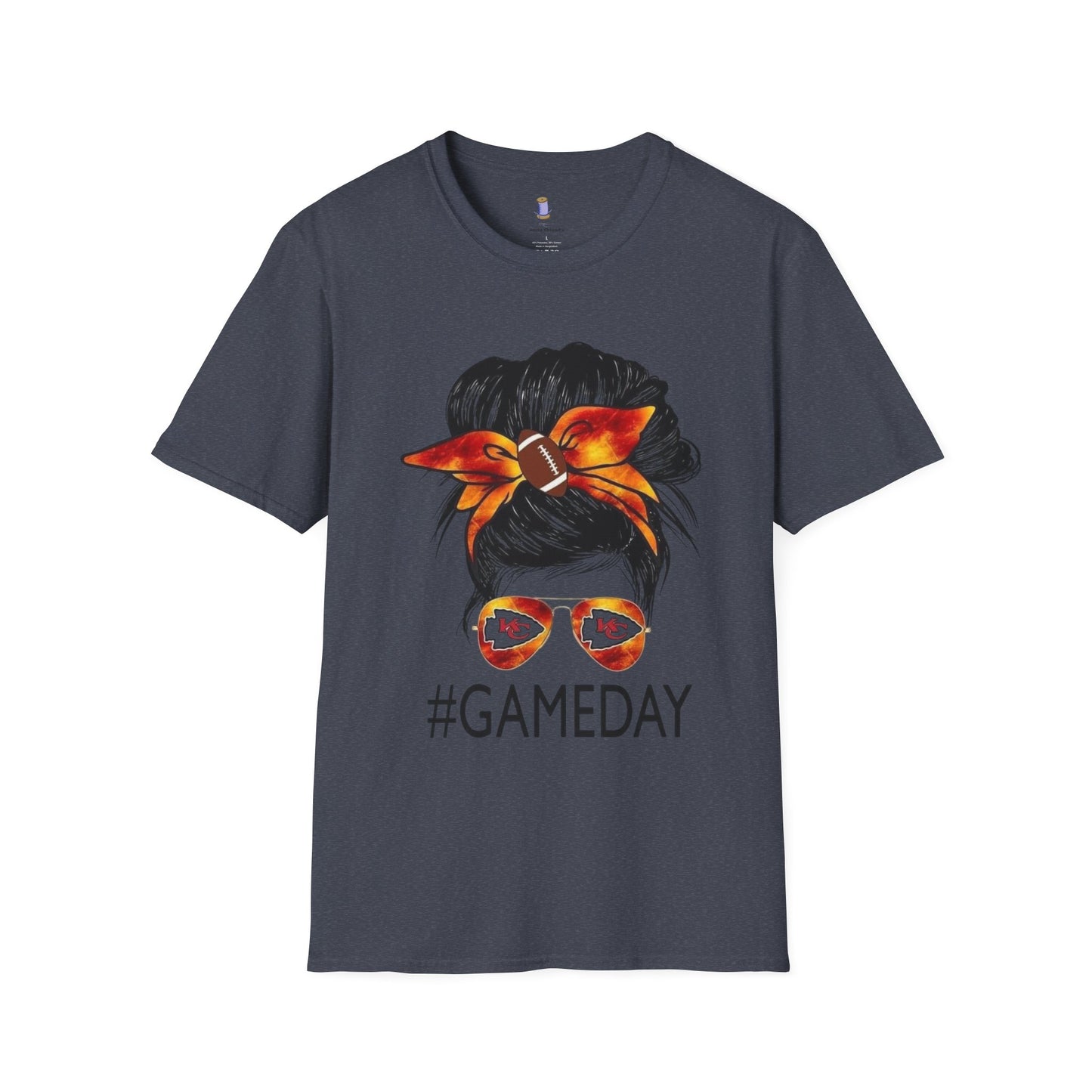 #GAMEDAY Unisex Softstyle T-Shirt, Game Day Shirt, Sports Fan Tee, Casual Everyday Wear, Cheerwear, Gift for Sports Lovers