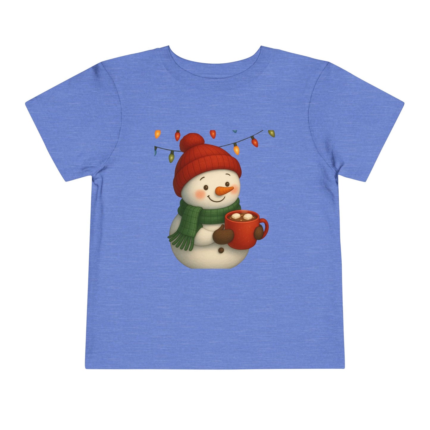 Snowman & Hot Chocolate Toddler Christmas Tee