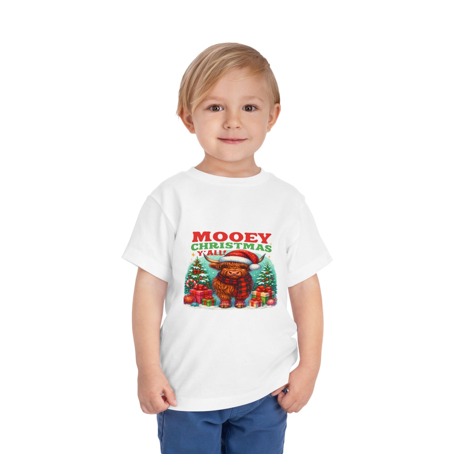 Mooey Christmas Y'all! Toddler Tee