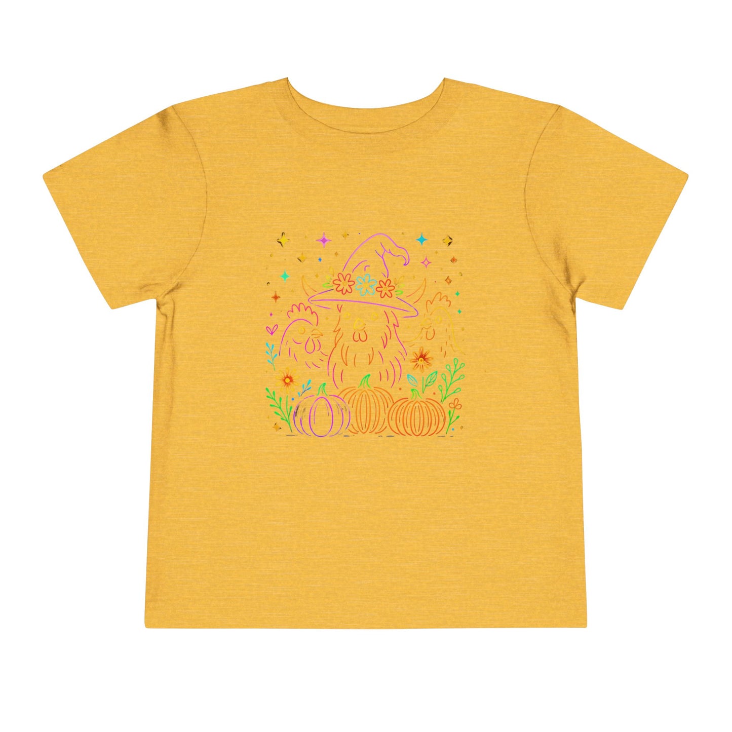 Witch Chicken Halloween Toddler Christmas Tee