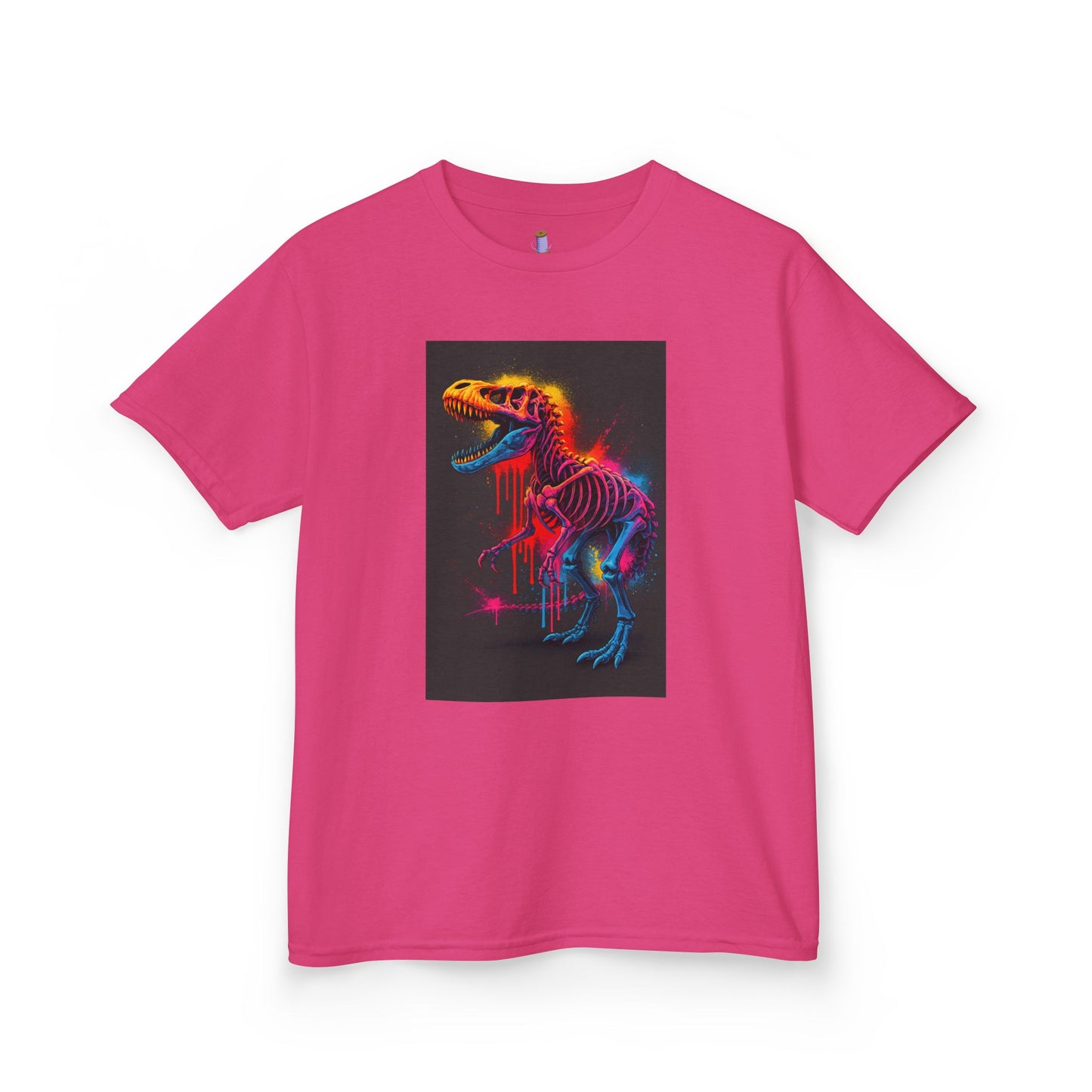 Kids Dinosaur Glow Tee, Fun Kids T-Shirt, Dino Shirt for Kids, Birthday Gift, Unique Kids Clothing, Animal Lover Apparel