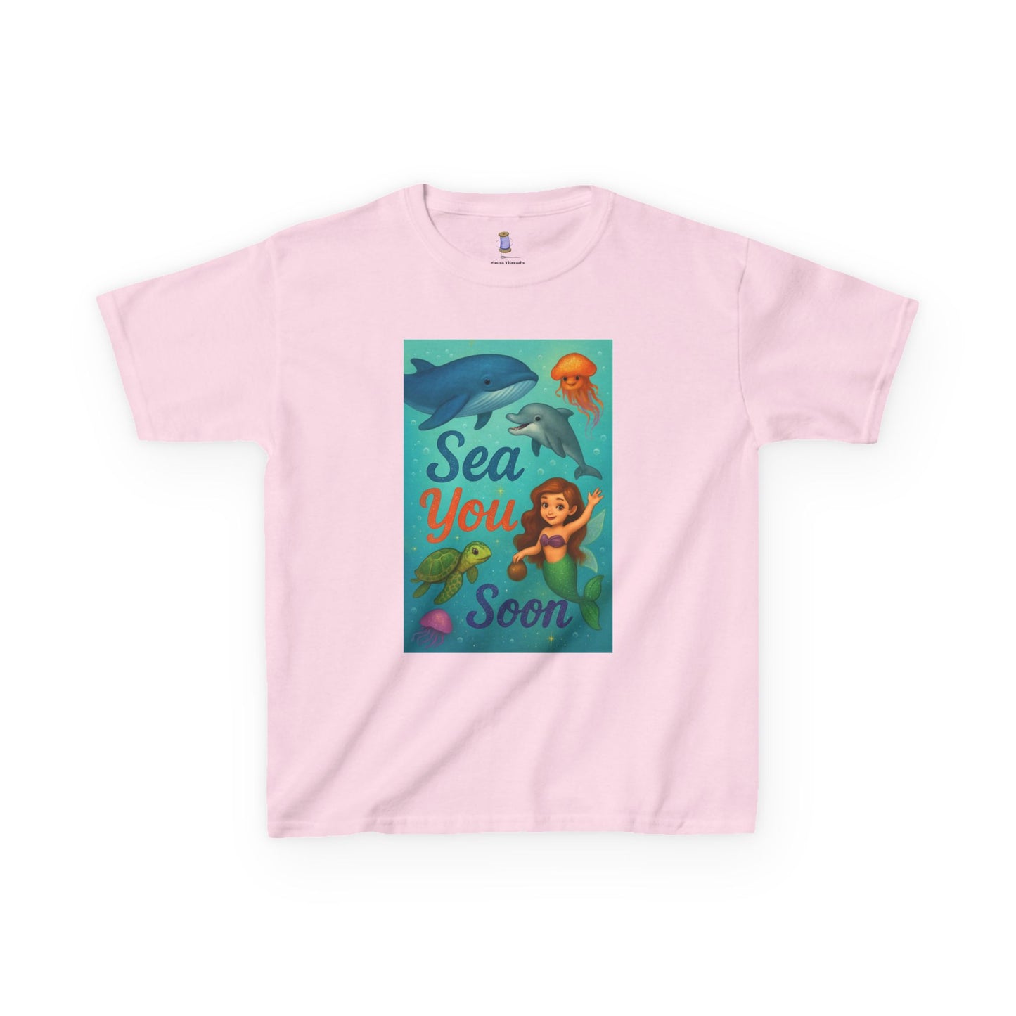 Kids Sea-Themed Tee, Ocean Adventure Shirt, Summer Casual Wear, Beach Birthday Gift, Fun Underwater T-Shirt, Nautical Kids Apparel