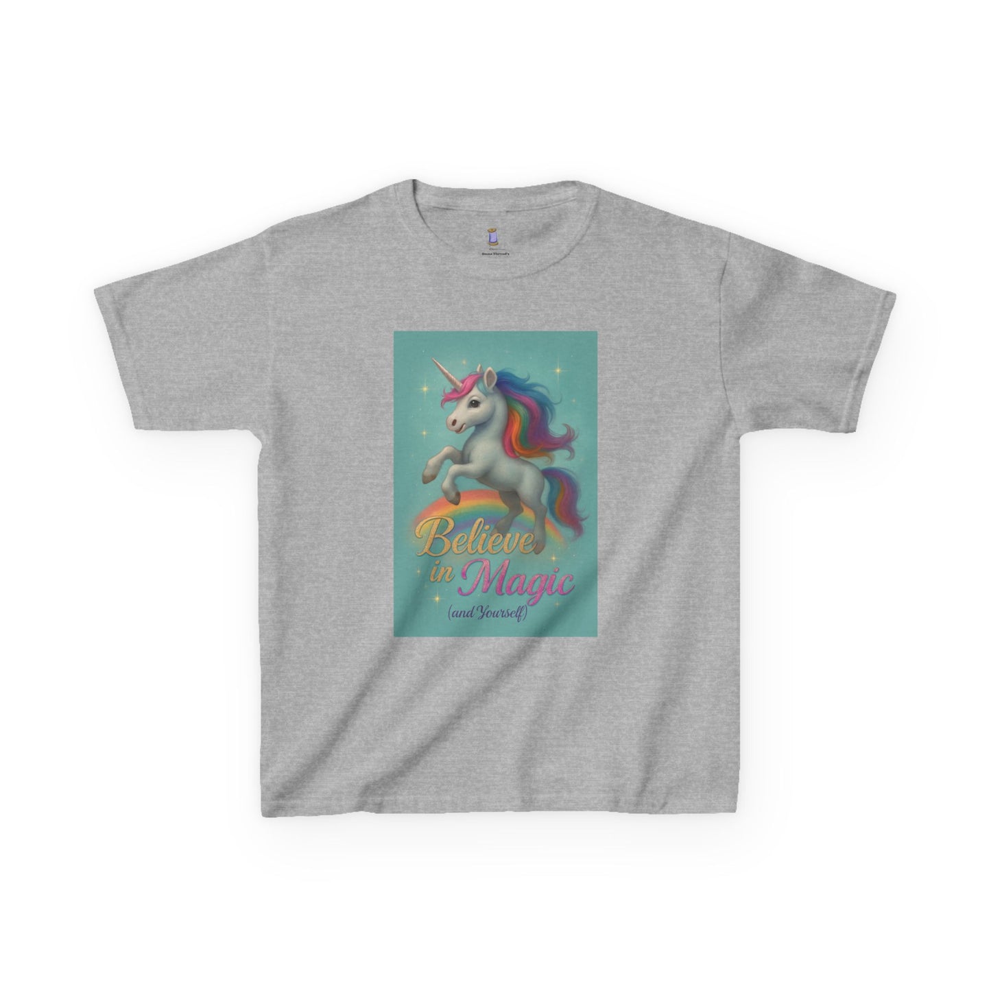 Unicorn Magic Kids Tee - Believe in Magic, Kids T-Shirt, Unicorn Shirt, Birthday Gift, Playtime Apparel