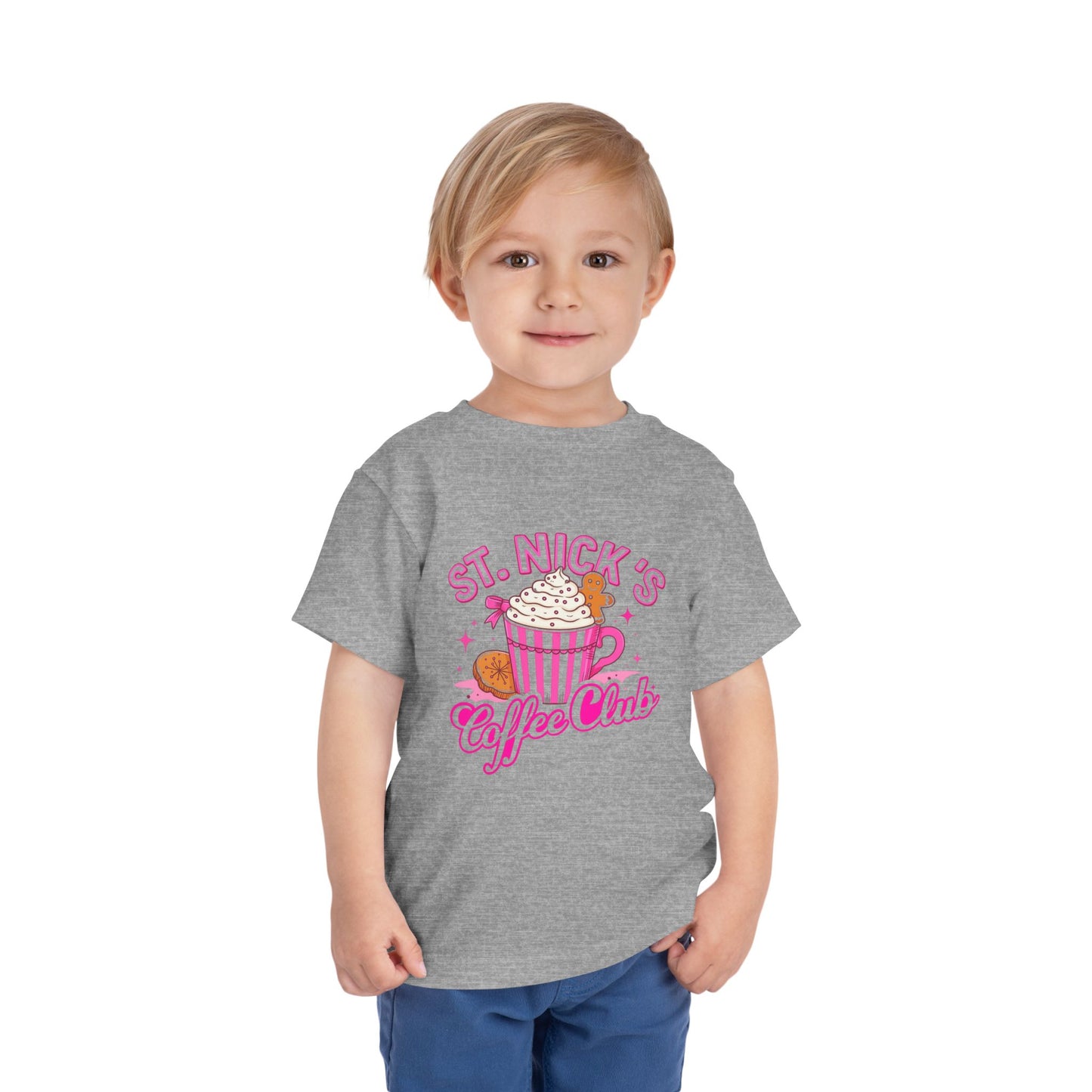 St. Nick's Coffee Club Toddler Christmas Tee