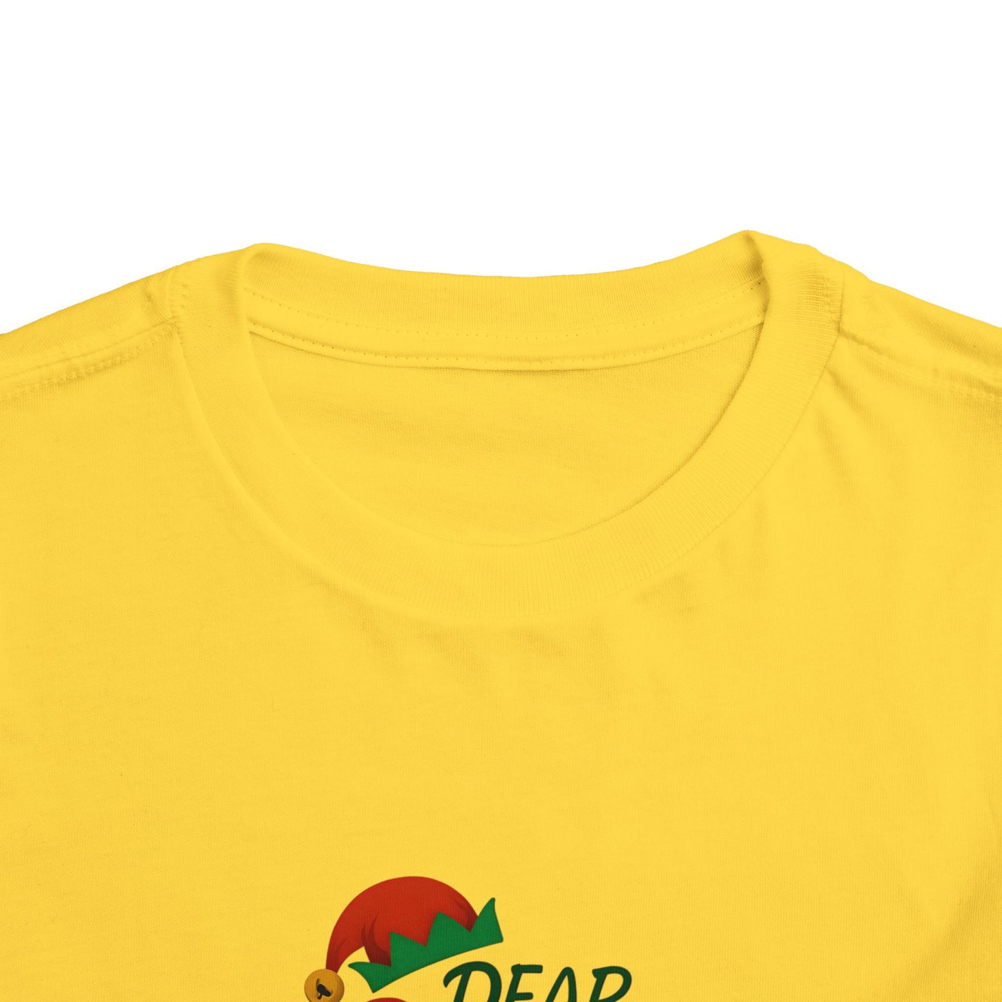 Dear Santa The Elf Lied Toddler Christmas Tee