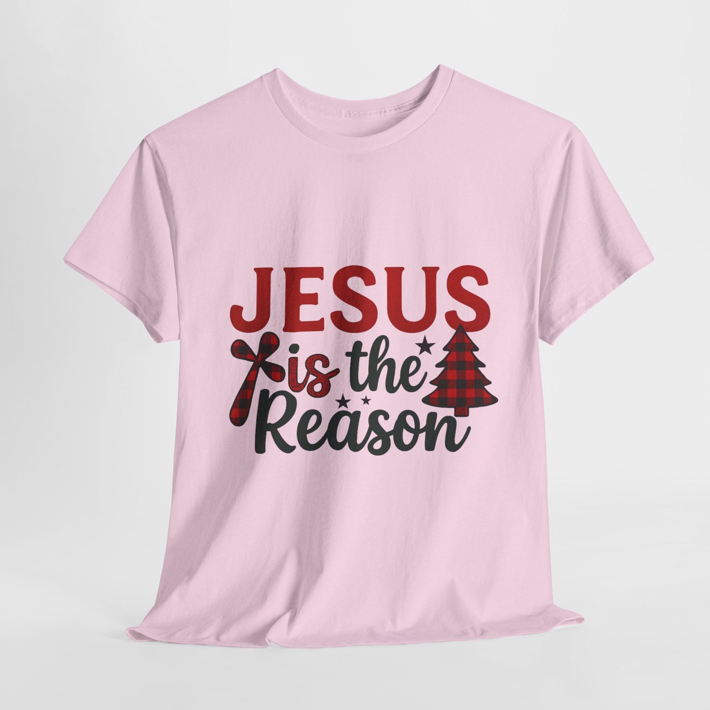 Jesus is the Reason Christmas Tee - Faith-Based Holiday Gift