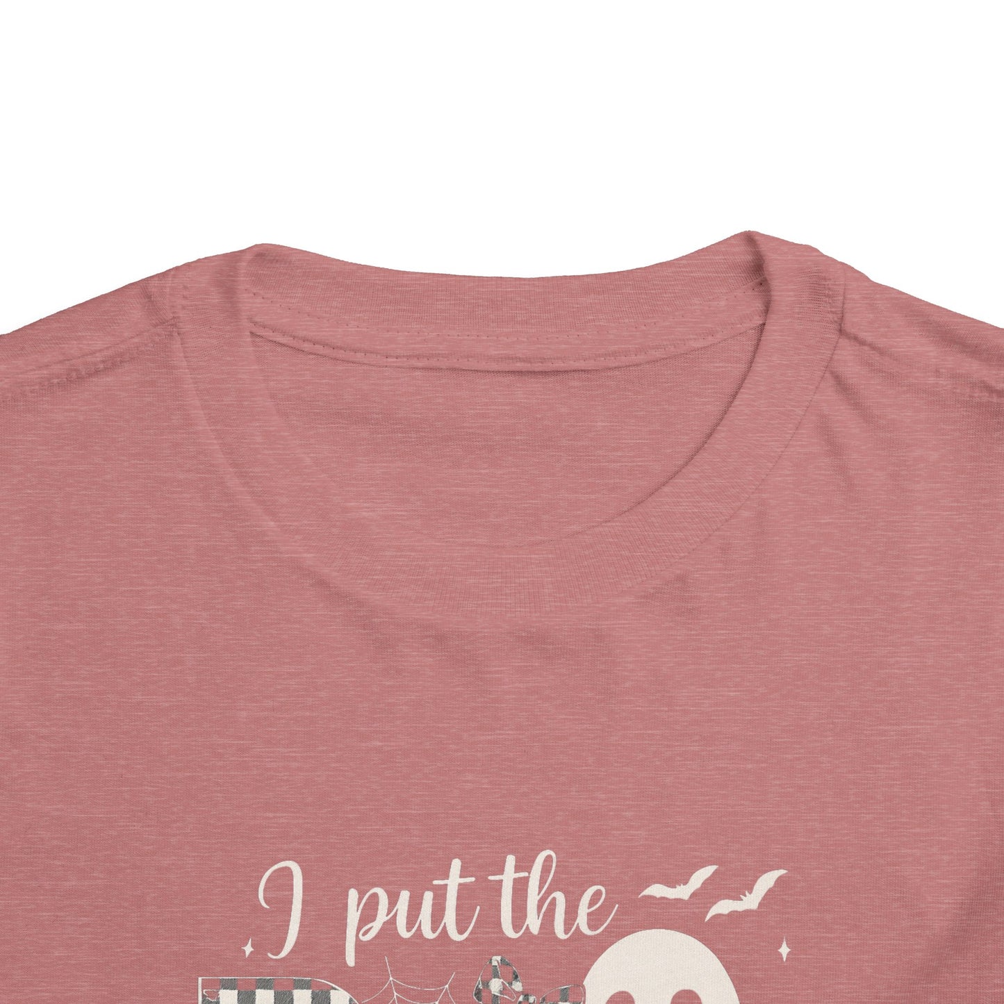 Boujee Halloween Toddler Tee: I Put the B in Boujee