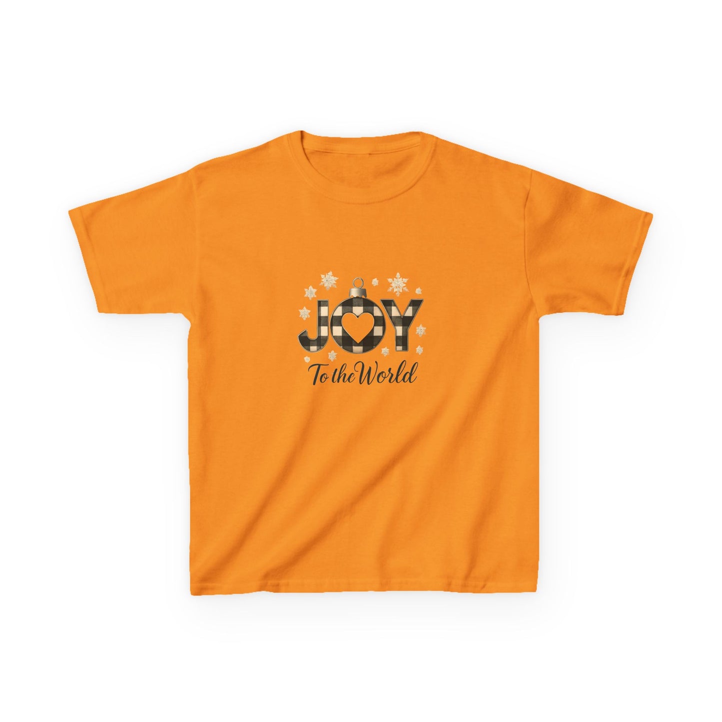 Joyful Dino Christmas Tee - Buffalo Check Ornament!