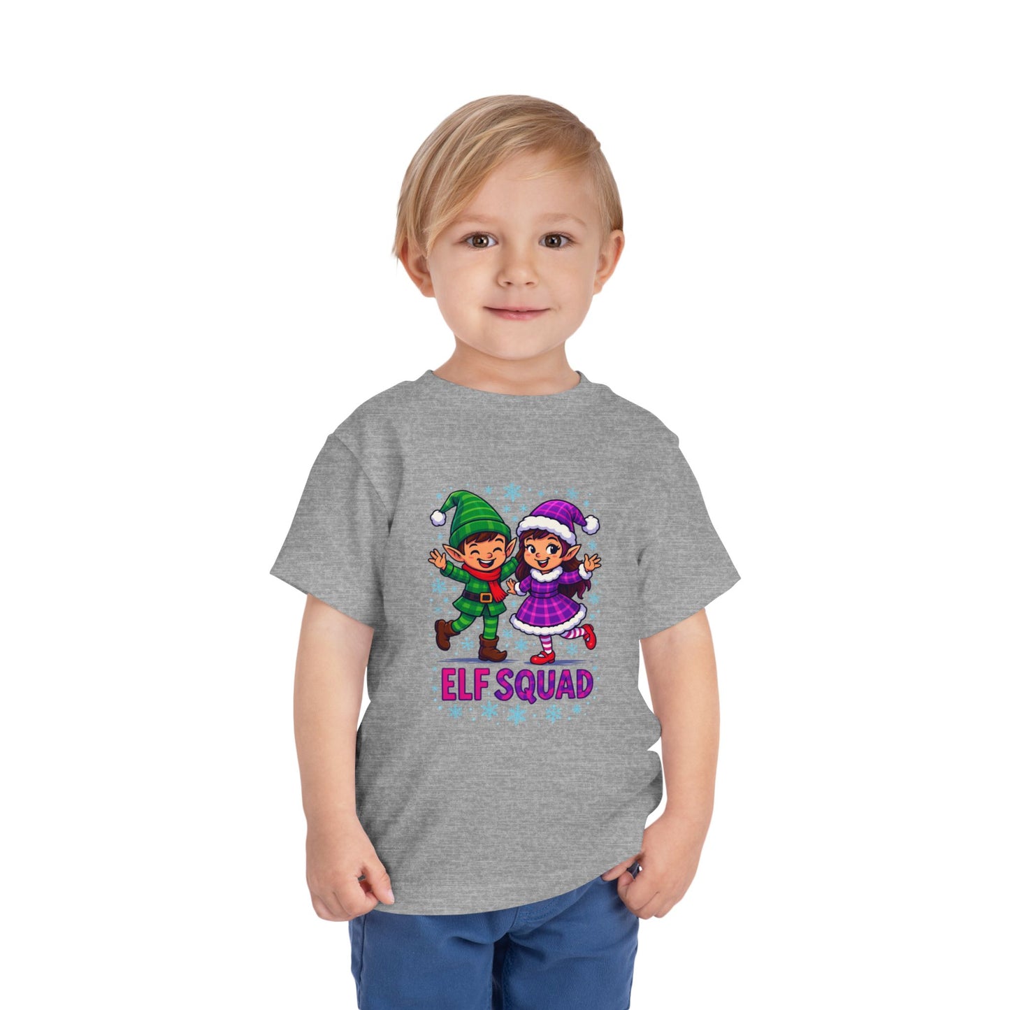Elf Squad Toddler Christmas Tee