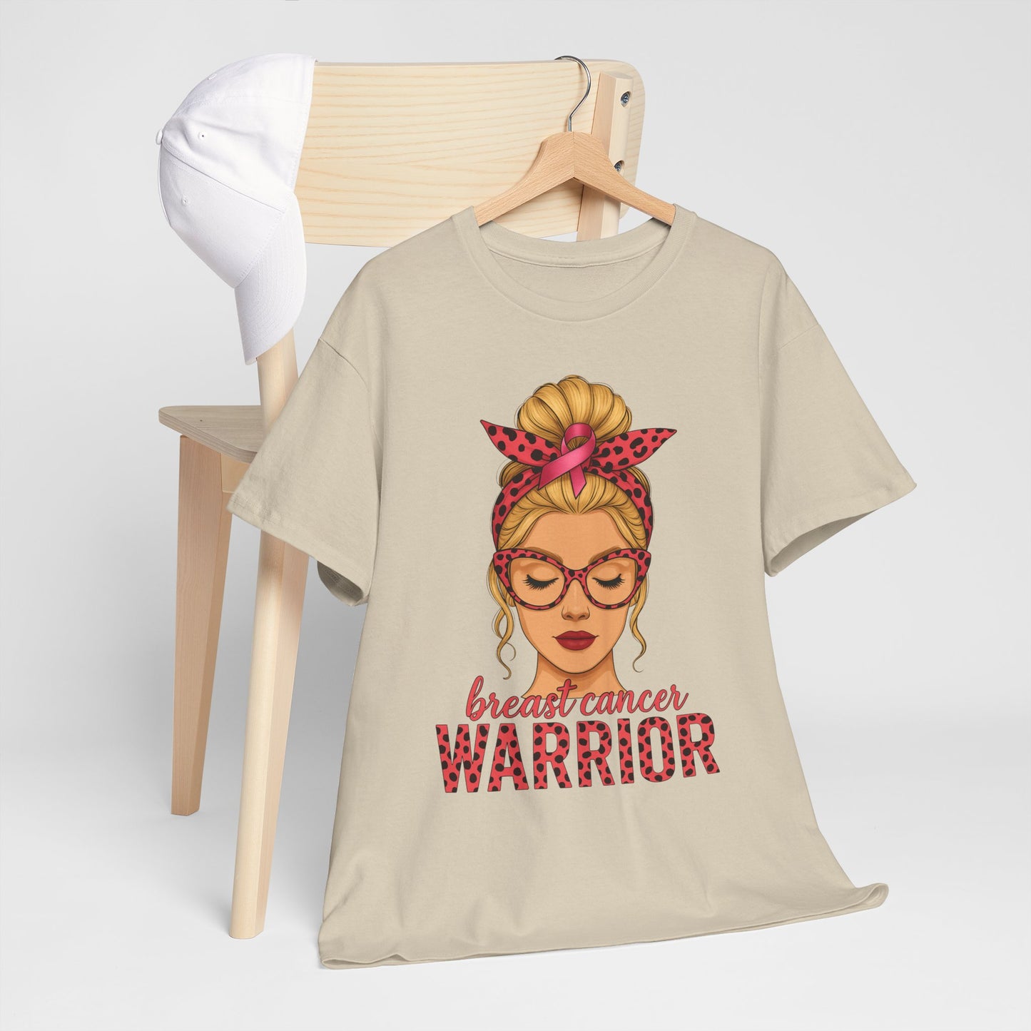 Breast Cancer Warrior Tee - Pink Ribbon Support