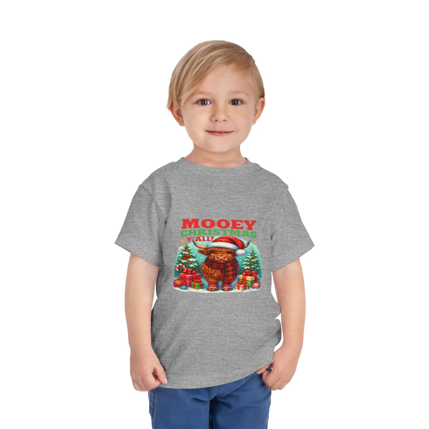 Mooey Christmas Y'all! Toddler Tee