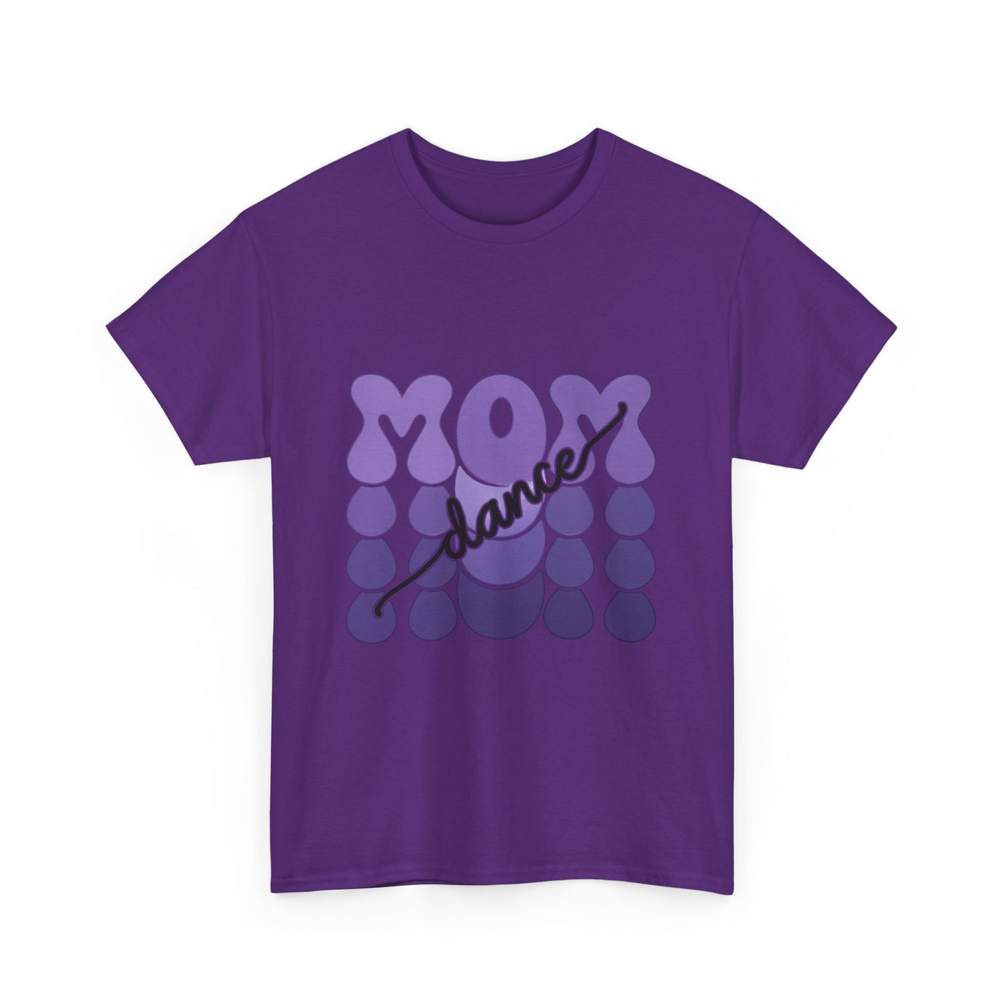 MOM Dance – Purple Letter Stage Spirit Tee