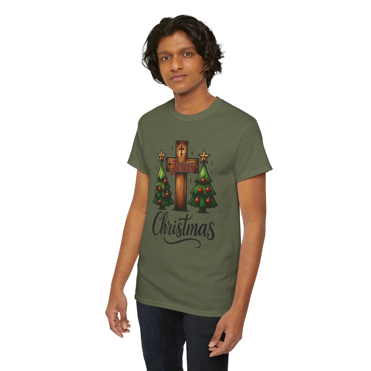 Christmas Cross Unisex Tee