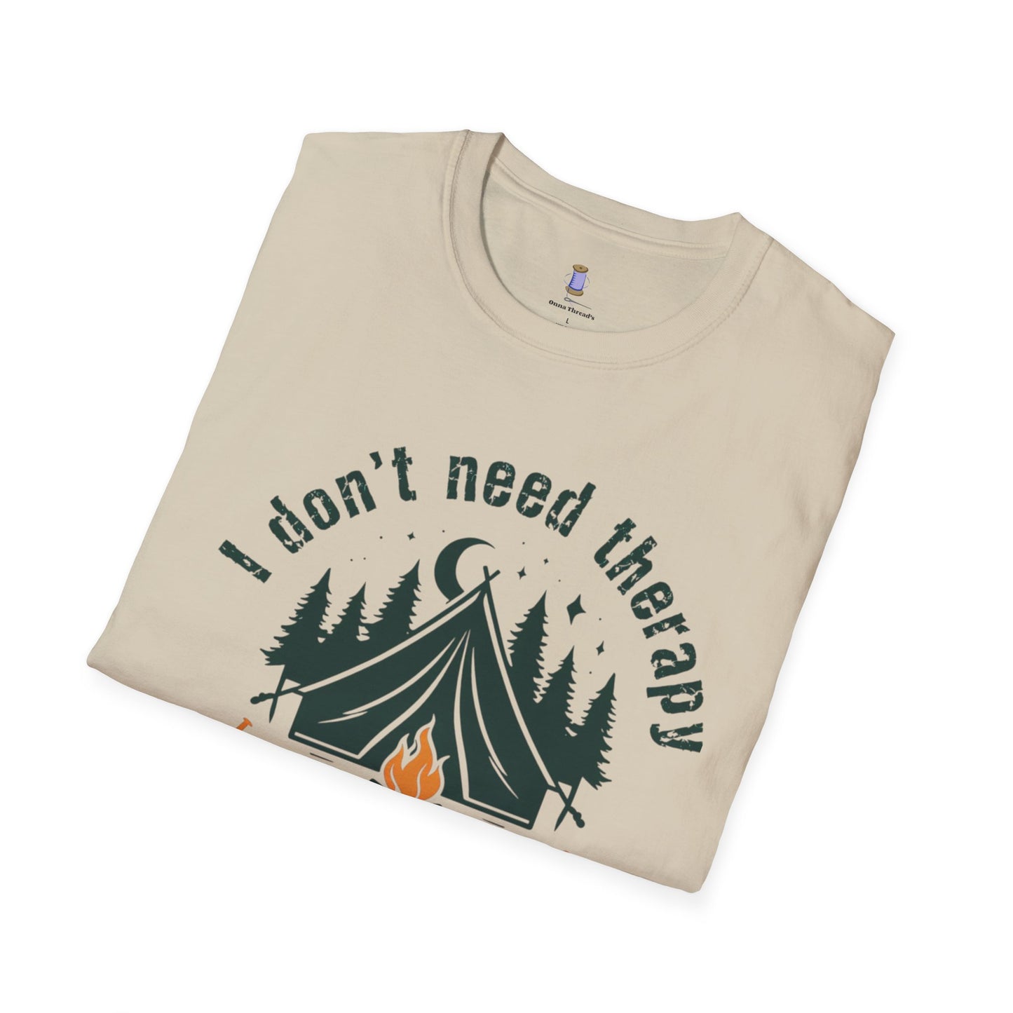 Camping Therapy Unisex T-Shirt | Outdoor Enthusiast Gift | Nature Lover Tee | Adventure Shirt | Camping Apparel