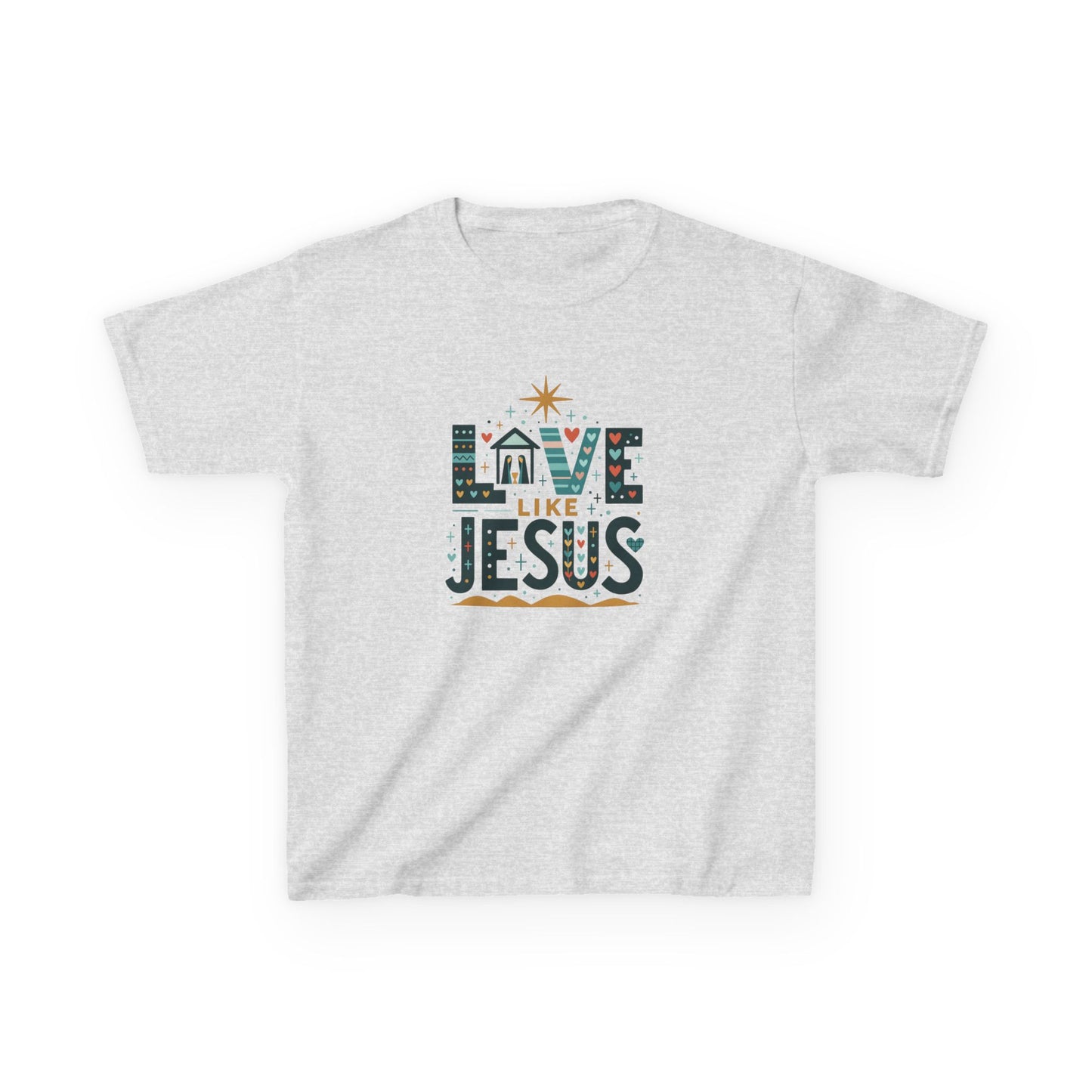 Love Like Jesus - Dino Christmas Tee