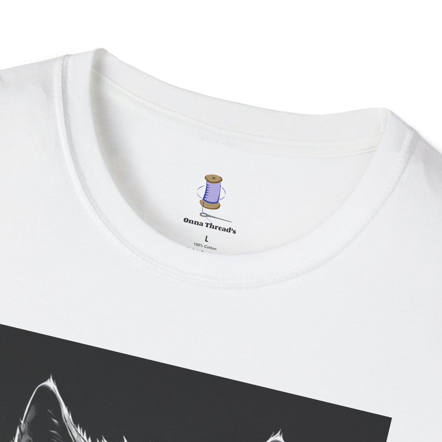Wolf Graphic Unisex Softstyle T-Shirt, Animal Lover Apparel, Nature Tee, Unique Gift for Outdoorsy Friends, Casual Wear, Birthday Gift