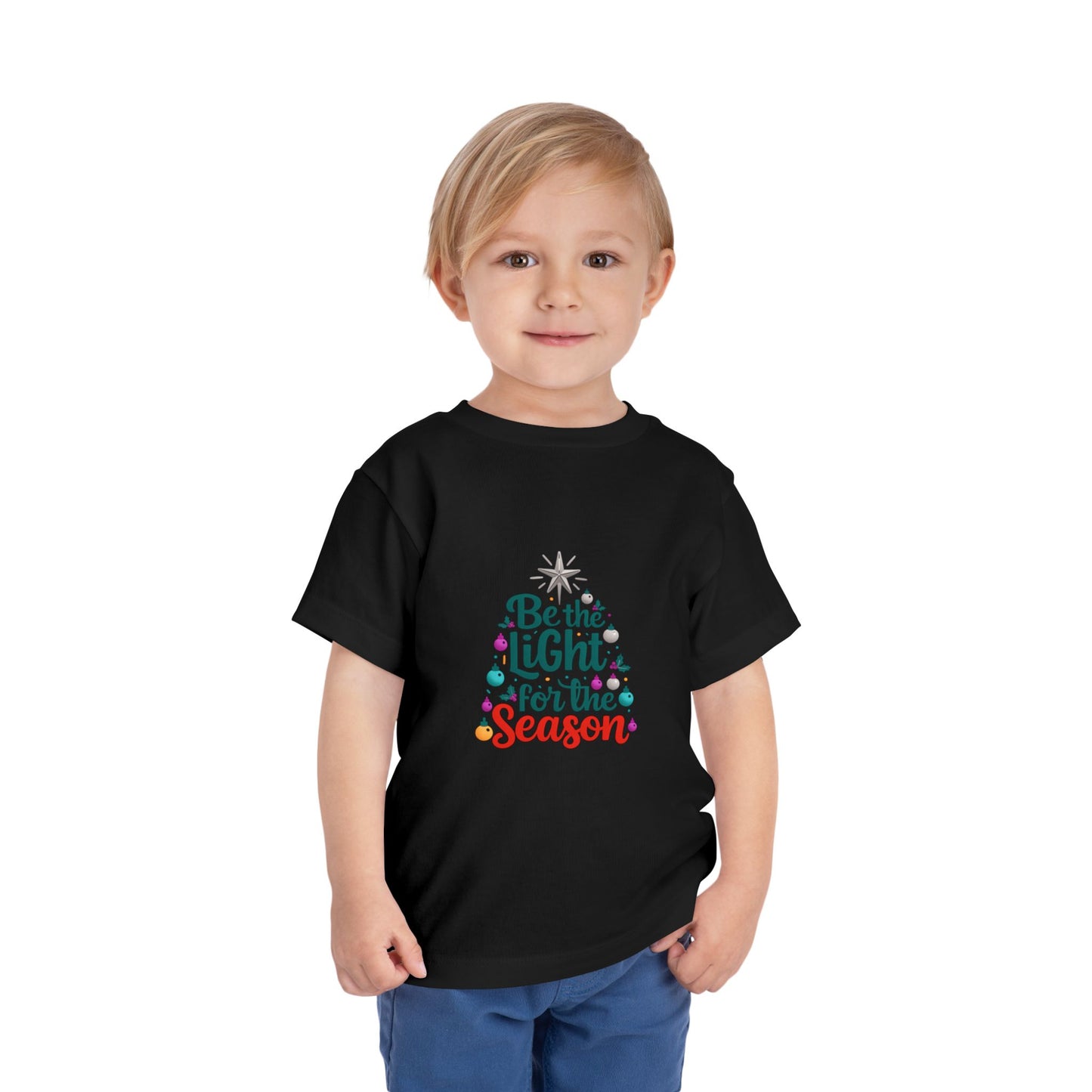 Be the Light Toddler Christmas Tee