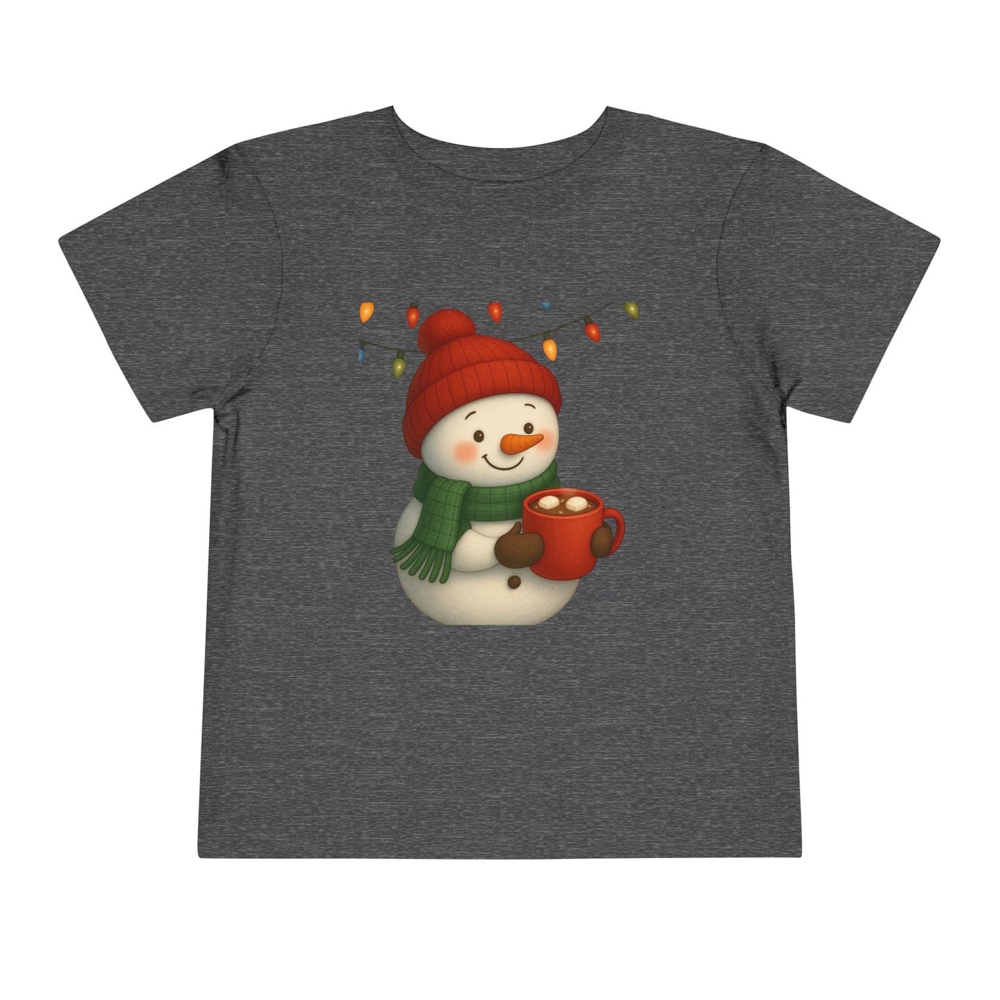 Snowman & Hot Chocolate Toddler Christmas Tee